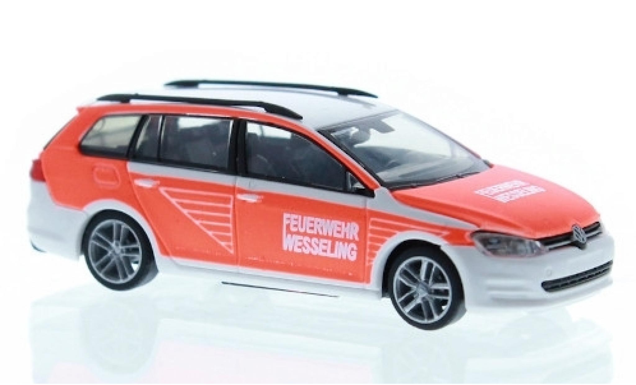 Volkswagen Golf 1/87 Rietze 7 Variant Fire brigade Wesseling diecast model cars