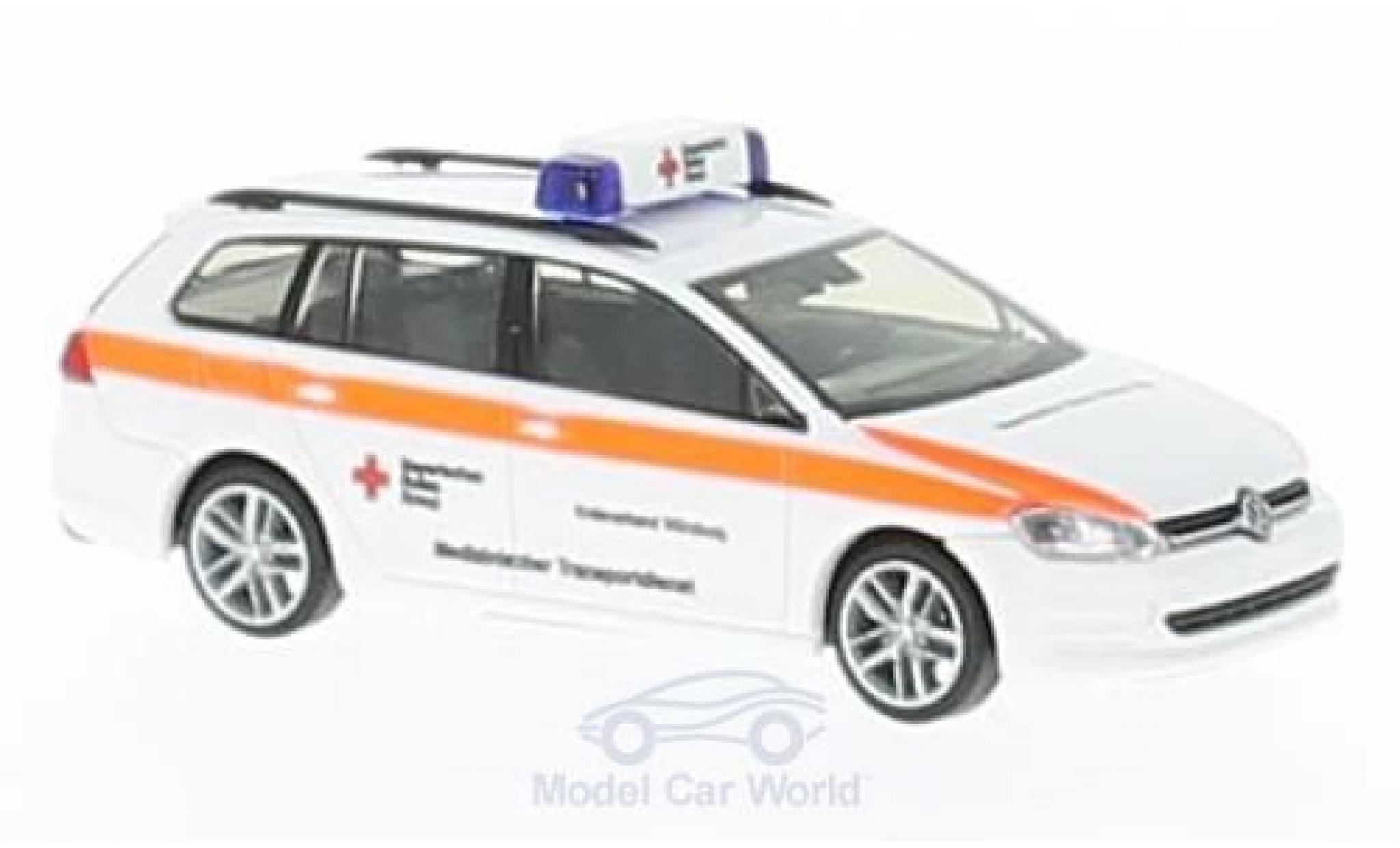 Volkswagen Golf VII 1/87 Rietze VII Variant BRK W&uuml;rzburg diecast model cars