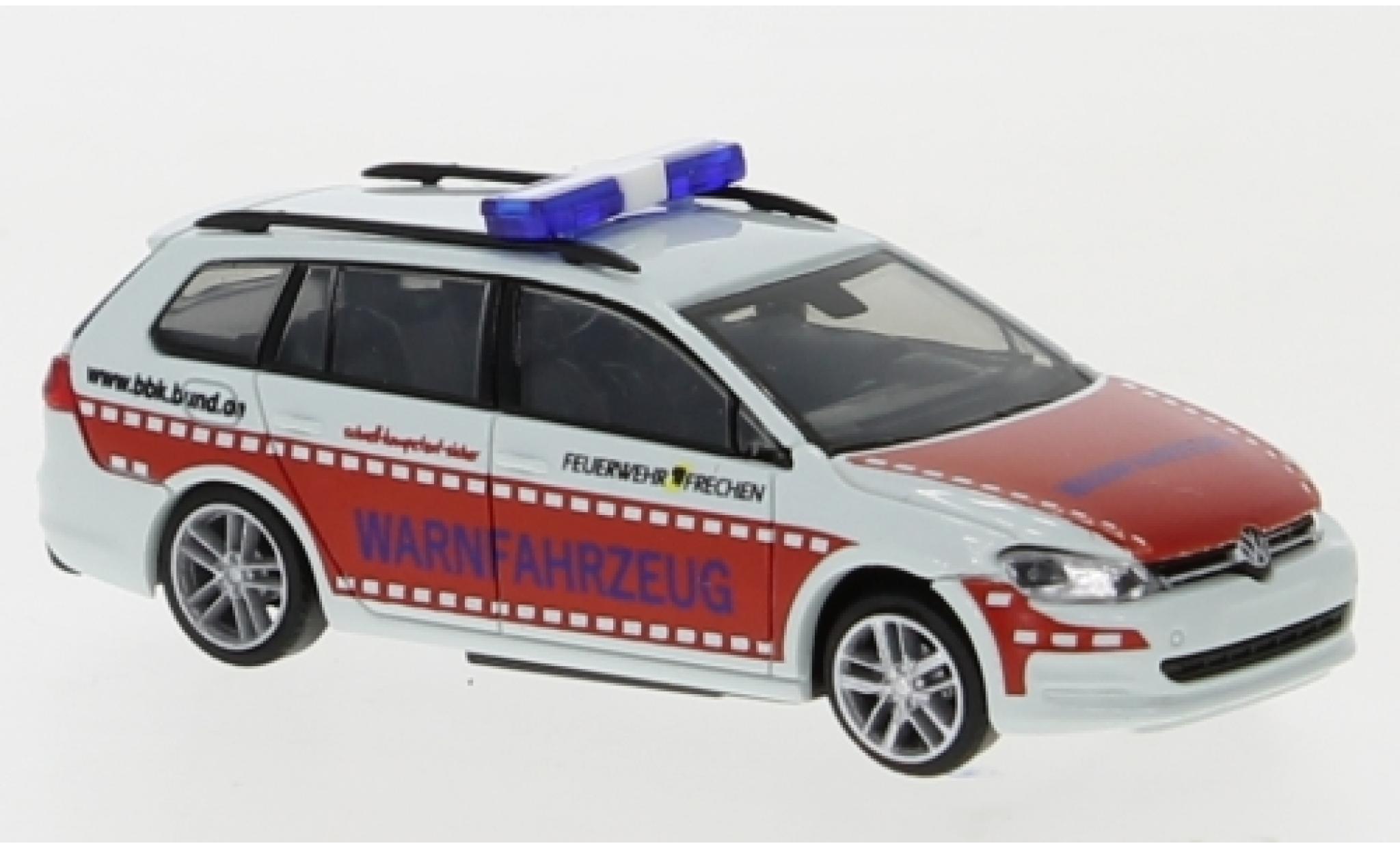 Volkswagen Golf 1/87 Rietze VII Variant Fire brigade Frechen - Warnfahrzeug diecast model cars