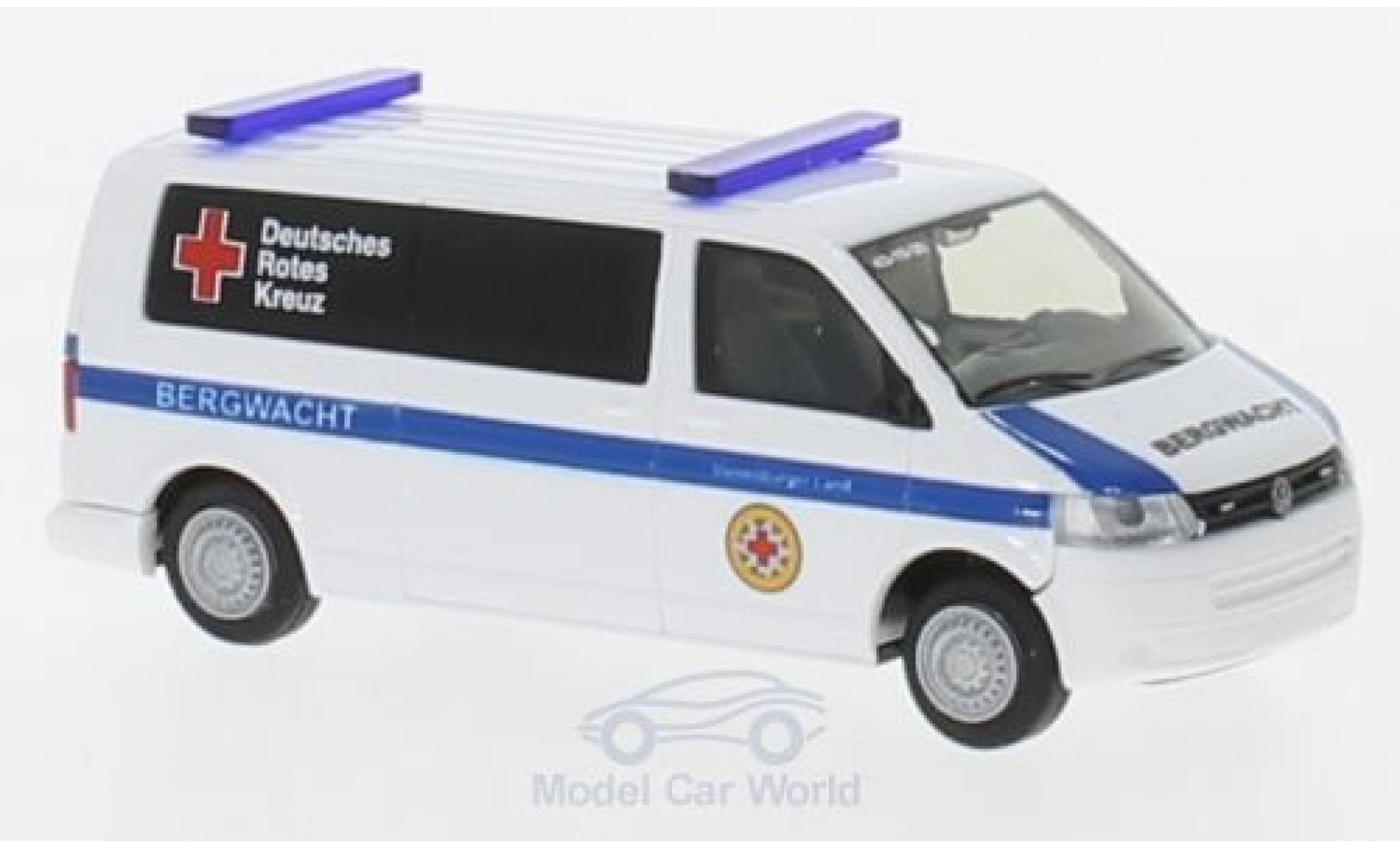 Volkswagen T5 1/87 Rietze Bus Bergwacht Vienenburger Land - Goslar 2010 diecast model cars