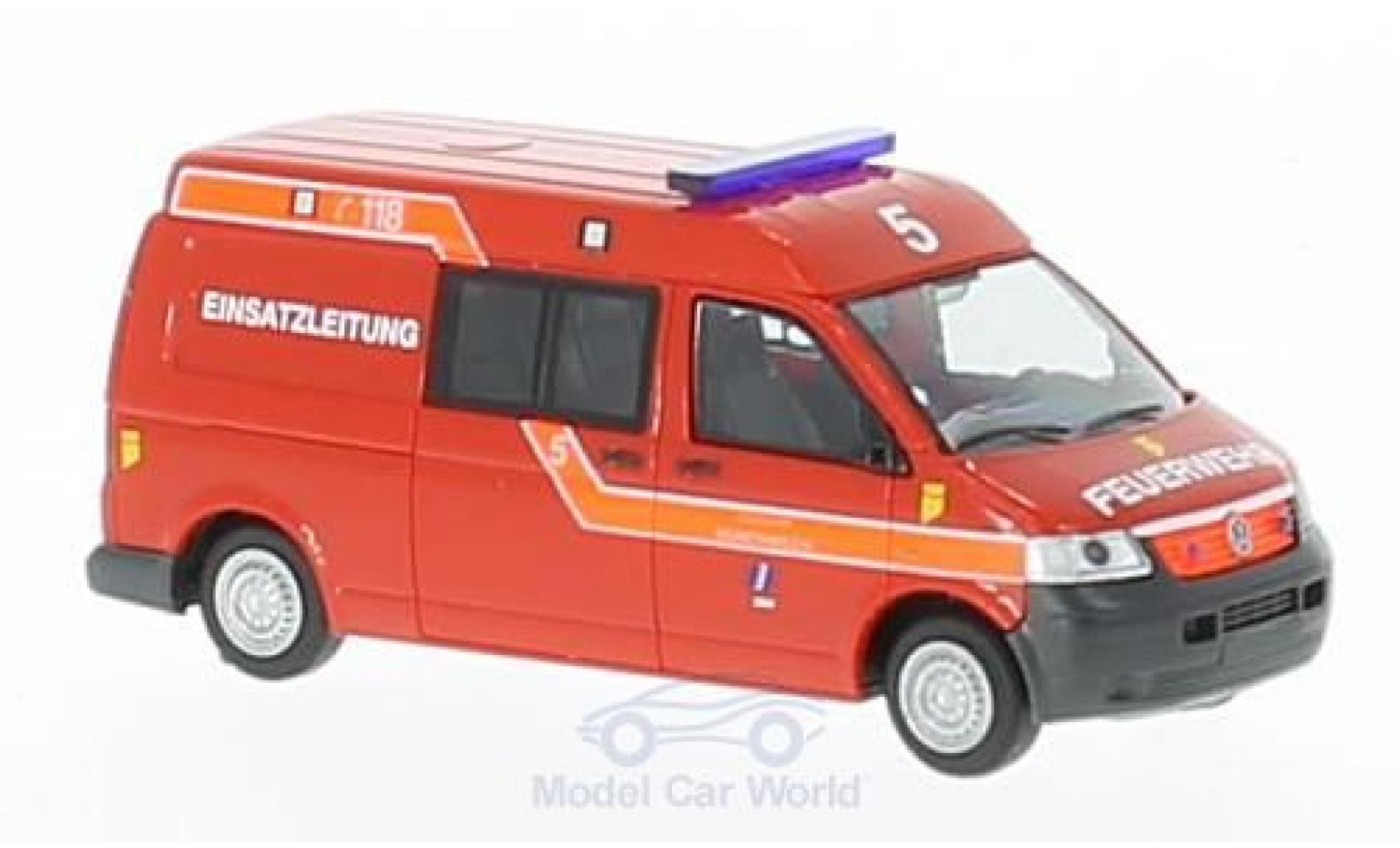 Volkswagen T5 1/87 Rietze Fire brigade M&uuml;nchwilen diecast model cars
