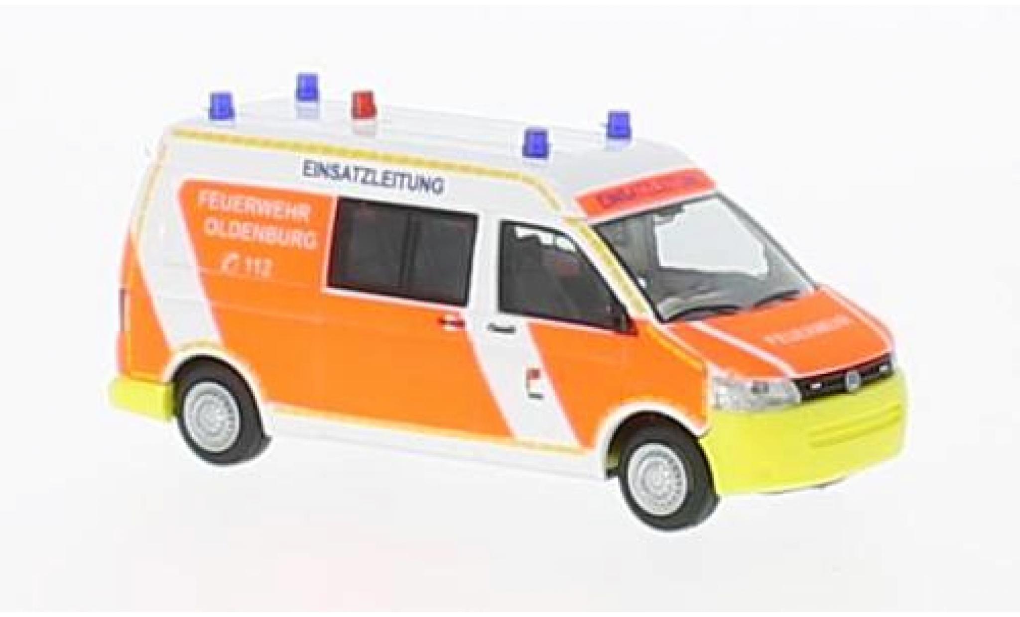 Volkswagen T5 1/87 Rietze GP Fire brigade Oldenburg 2010 diecast model cars