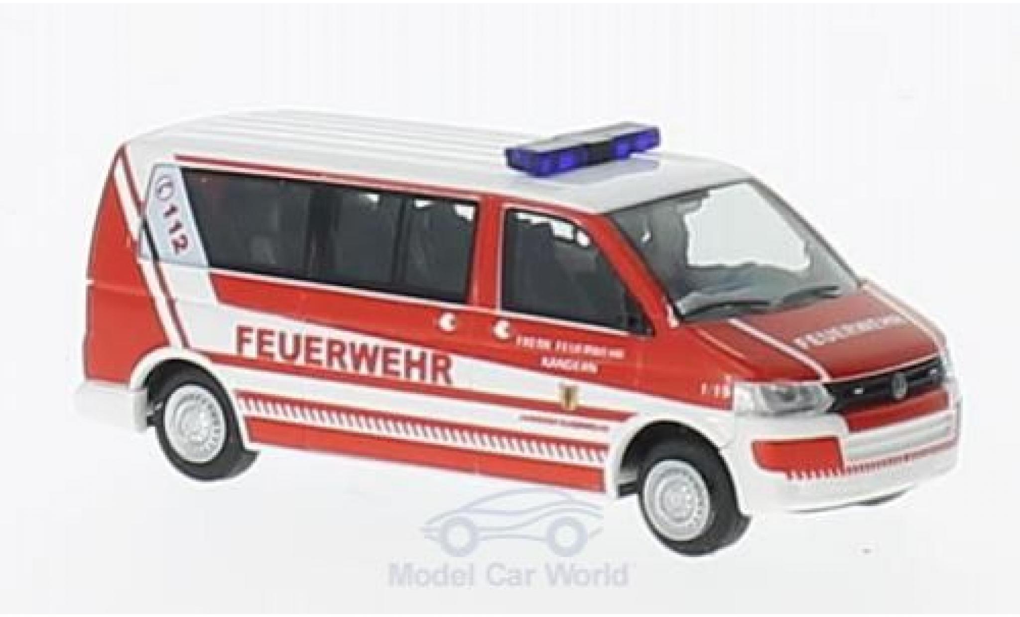 Volkswagen T5 1/87 Rietze GP LR Fire brigade Kandern ohne Vitrine diecast model cars