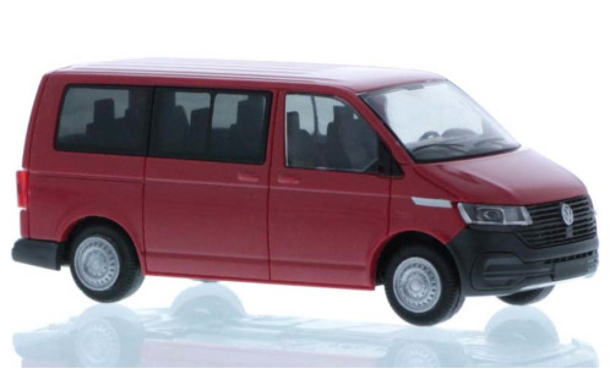 Volkswagen T6 1/87 Rietze .1 red court- empattement diecast model cars