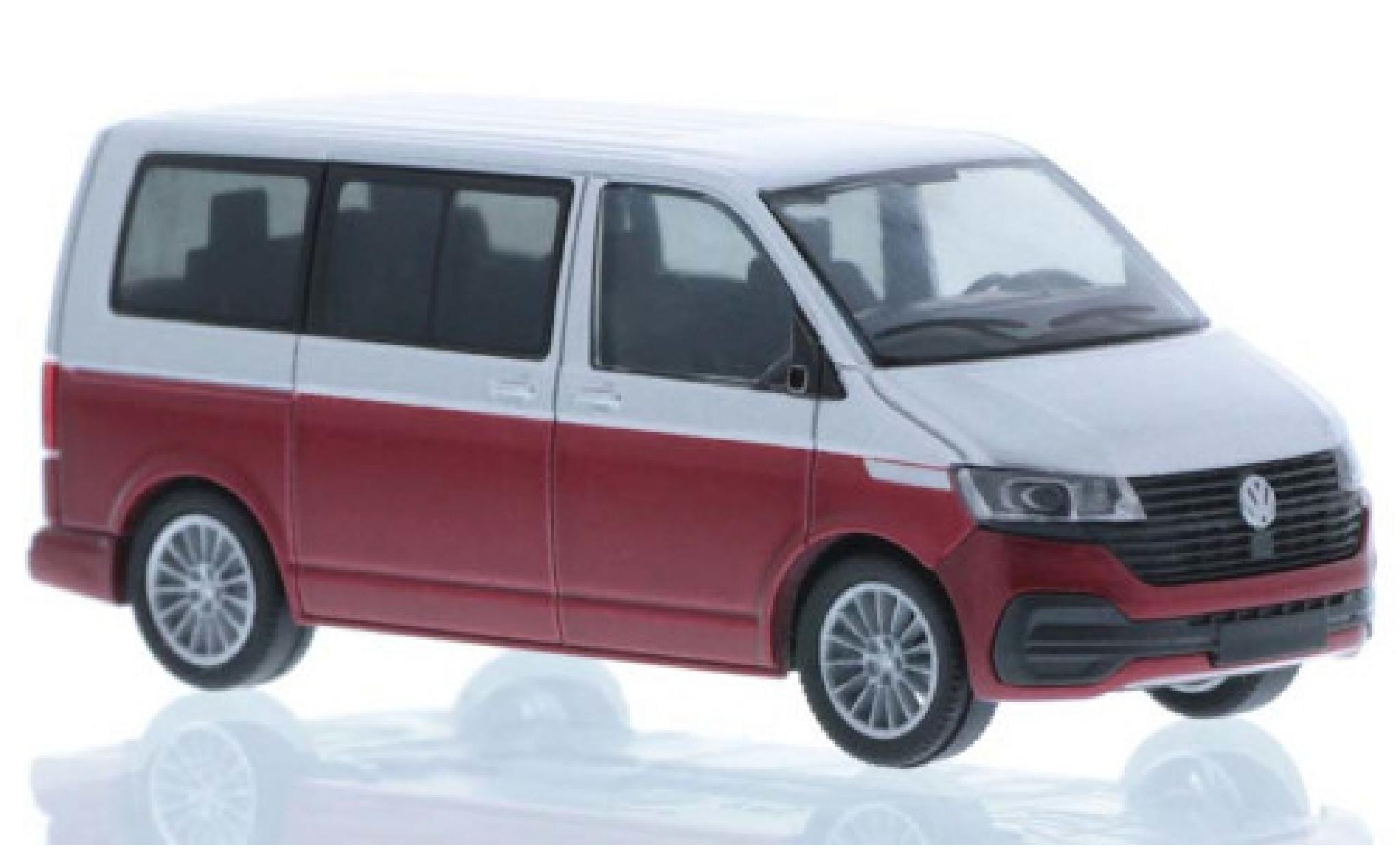 Volkswagen T6 1/87 Rietze .1 grey/red court- empattement diecast model cars