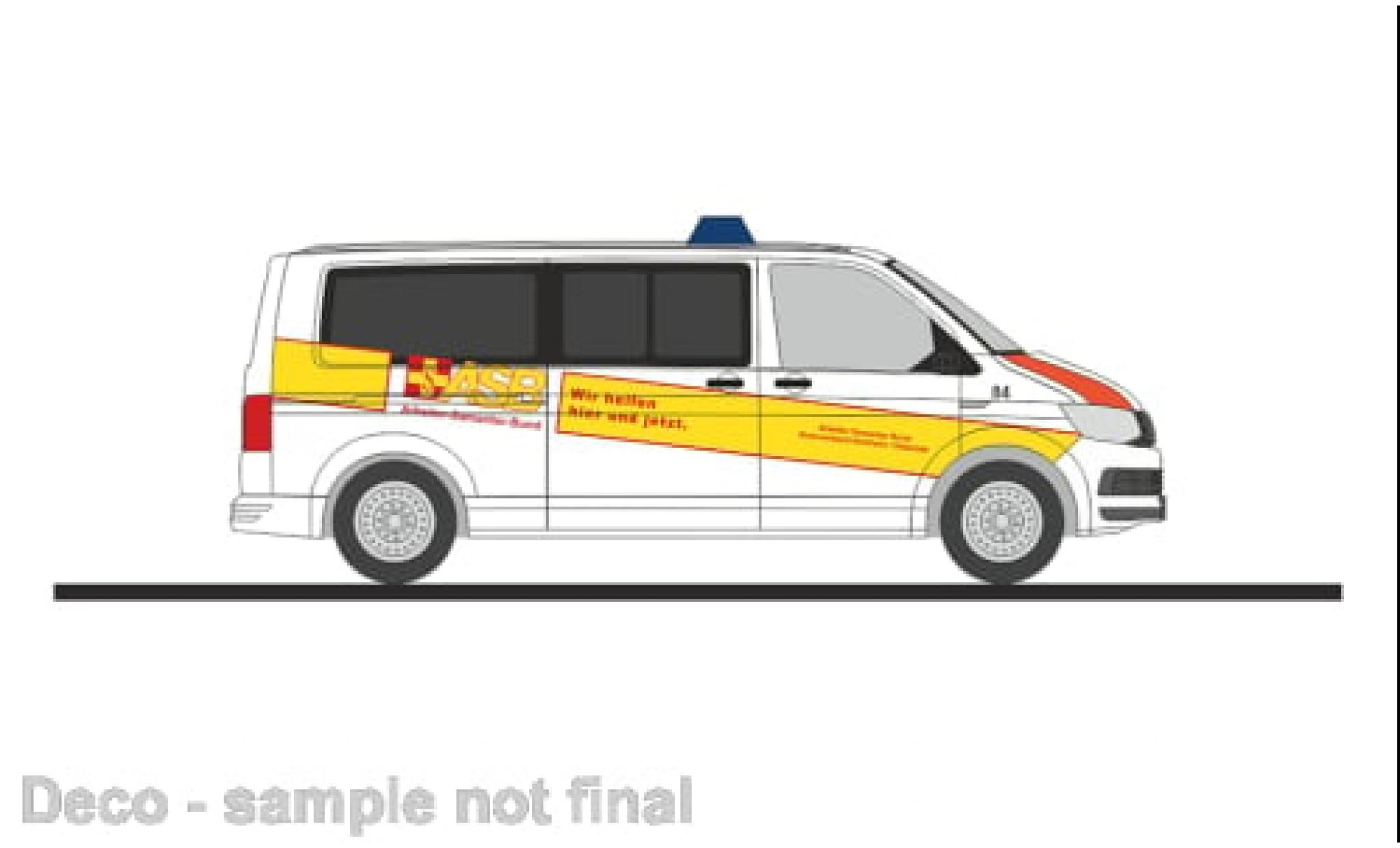 Volkswagen T6 1/87 Rietze Bus ASB Northeim/Osterode 1:87 diecast model cars