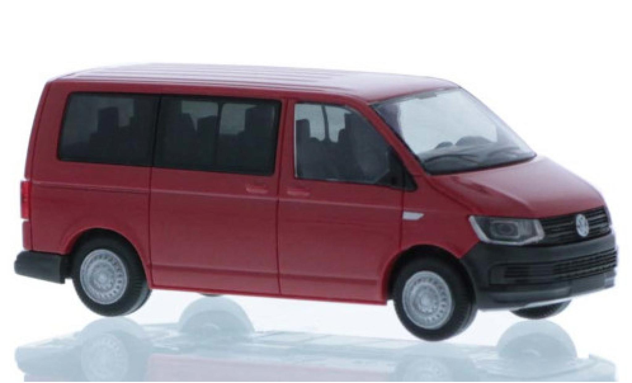 Volkswagen T6 1/87 Rietze Bus red court- empattement diecast model cars