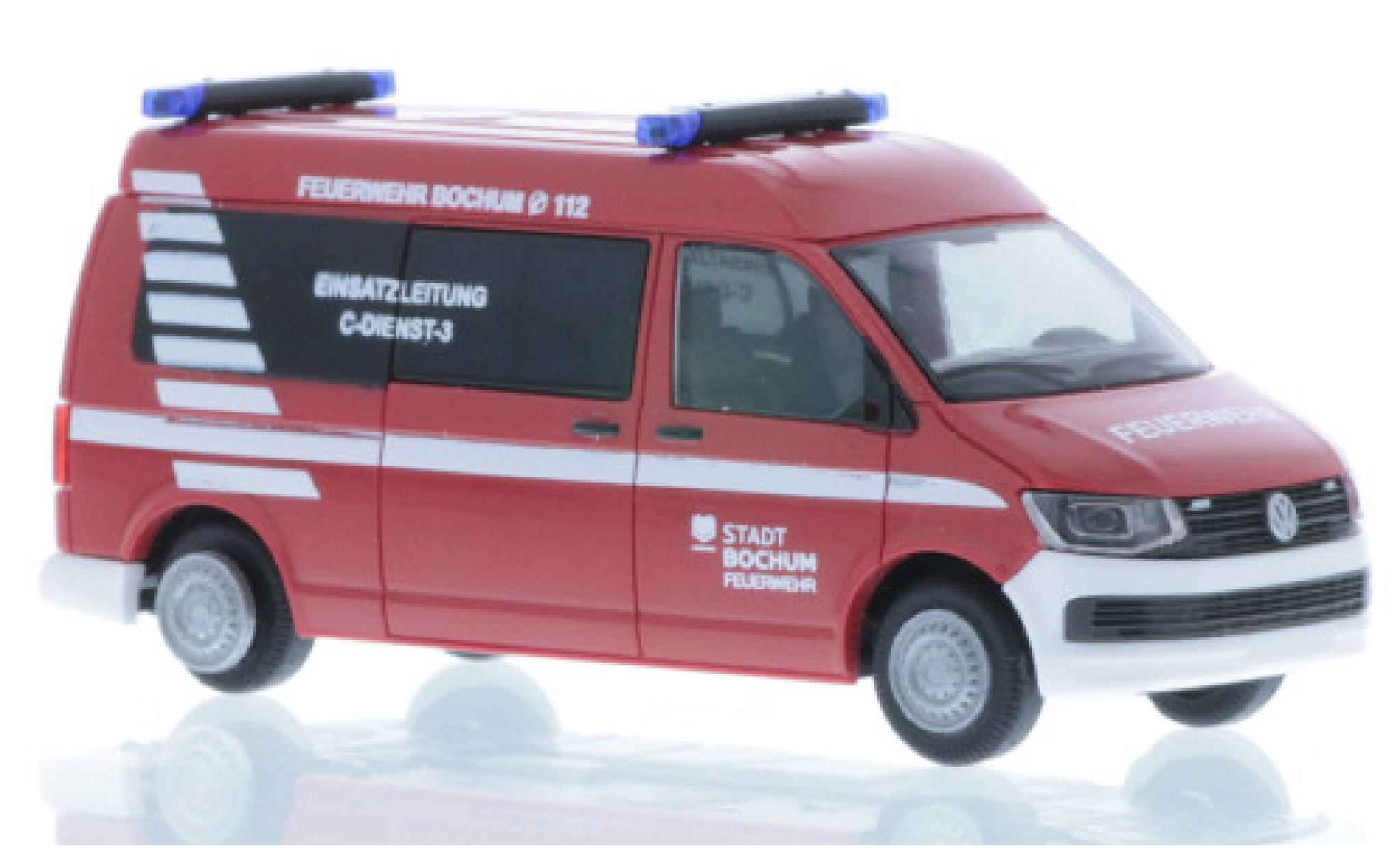 Volkswagen T6 1/87 Rietze Fire brigade Bochum C-Dienst diecast model cars