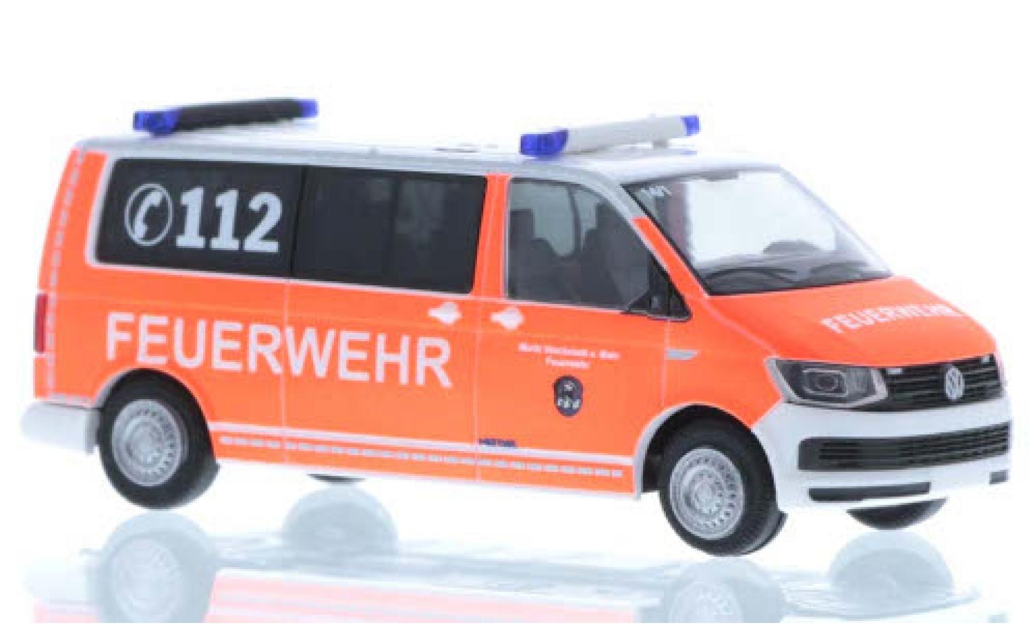 Volkswagen T6 1/87 Rietze Fire brigade Stockstadt plus long empattement diecast model cars