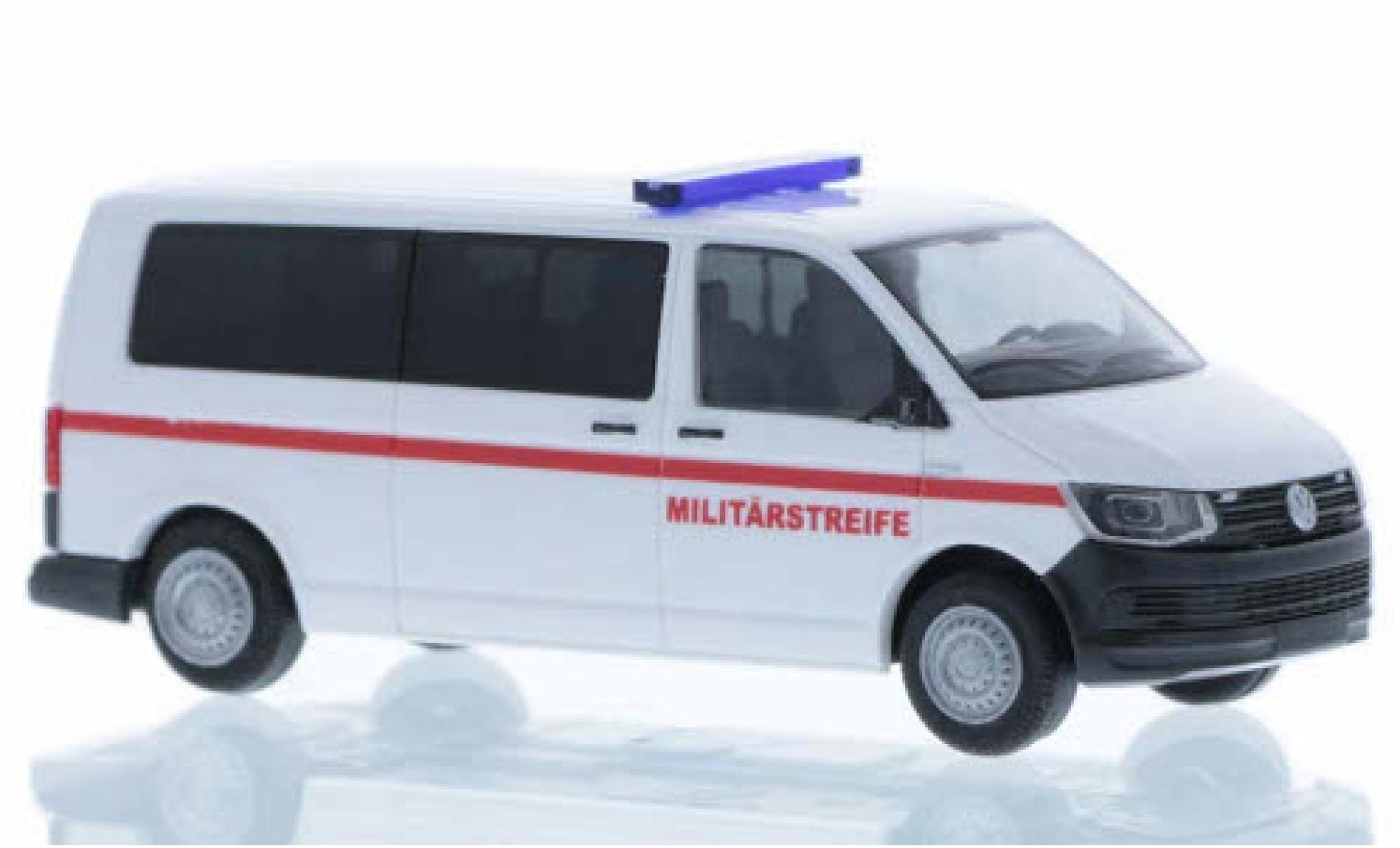 Volkswagen T6 1/87 Rietze Milit&auml;rstreife (AT) plus long empattement diecast model cars