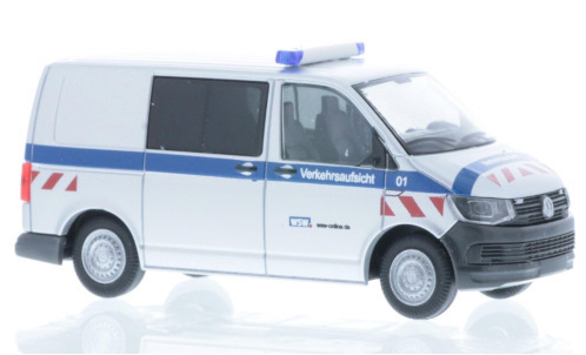 Volkswagen T6 1/87 Rietze Verkehrsaufsicht Wuppertal diecast model cars