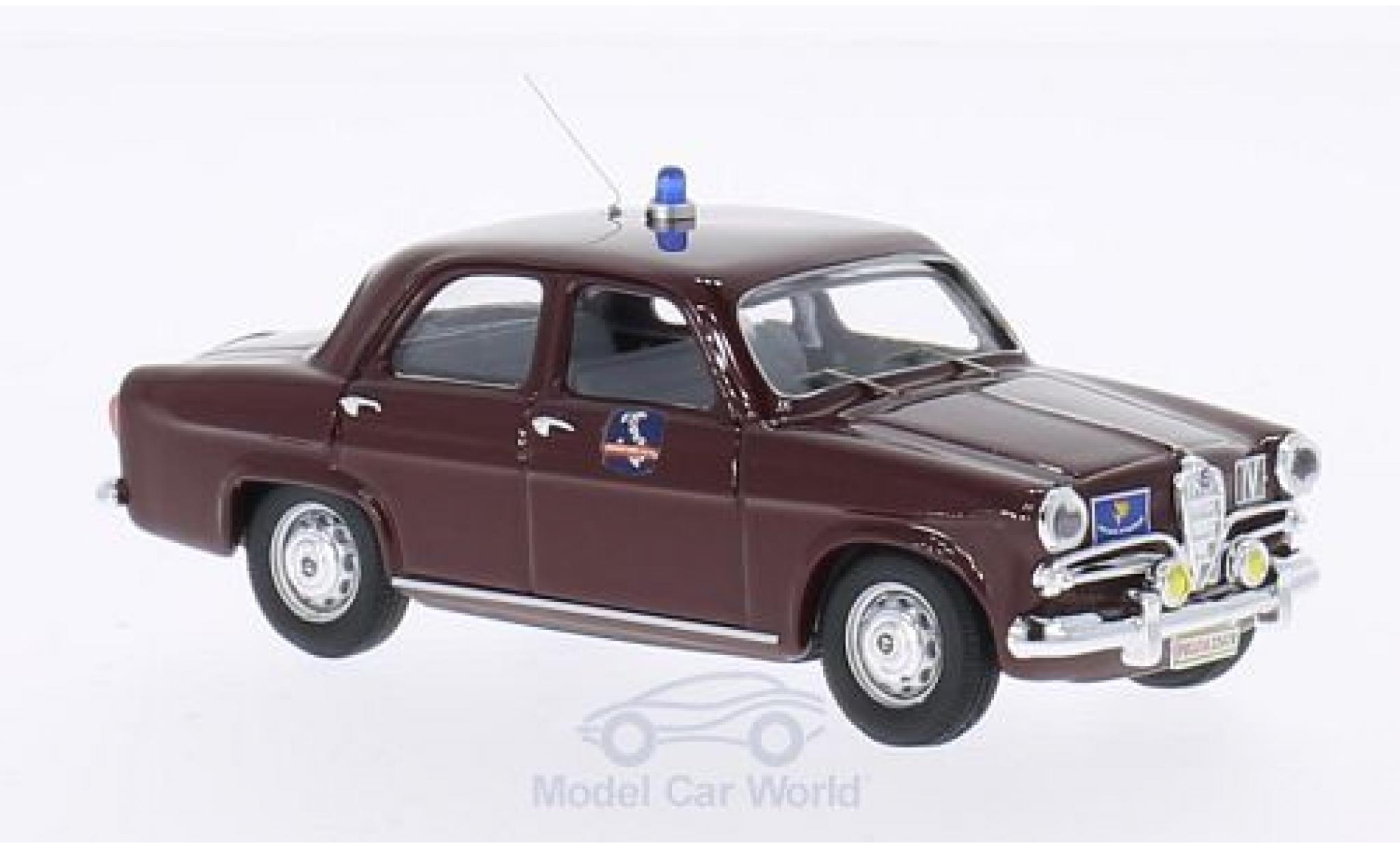 Alfa Romeo Giulietta 1/43 Rio Polizia Autostradale50th Anniversary Autostrada del sole 1964 - 2014 diecast model cars
