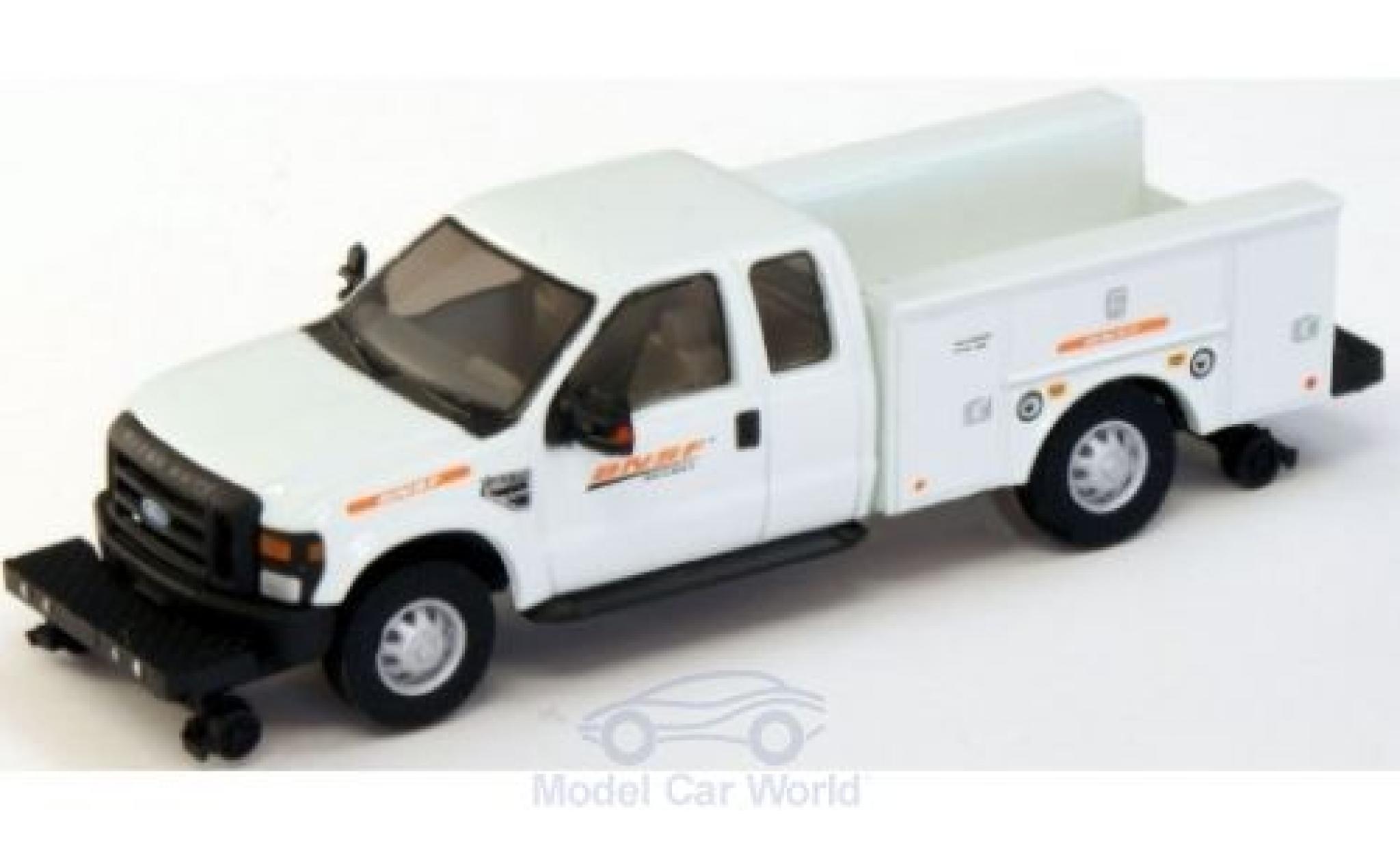 Ford F-350 1/87 River Point XLT Super Cab Utility Hi-Rail Truck BNSF 2008 diecast model cars