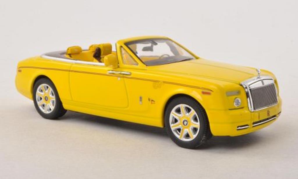 Rolls Royce Phantom 1/43 IXO Drophead Coupe Bijan Pakzad yellow diecast model cars