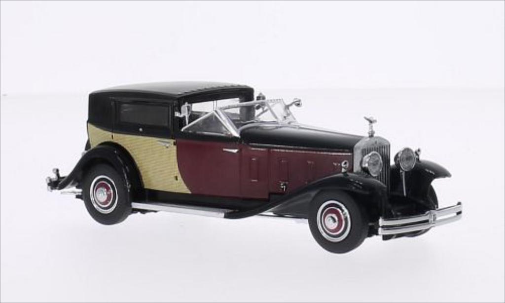 Rolls Royce Phantom 1/43 Dongguan II black/red 1933 diecast model cars