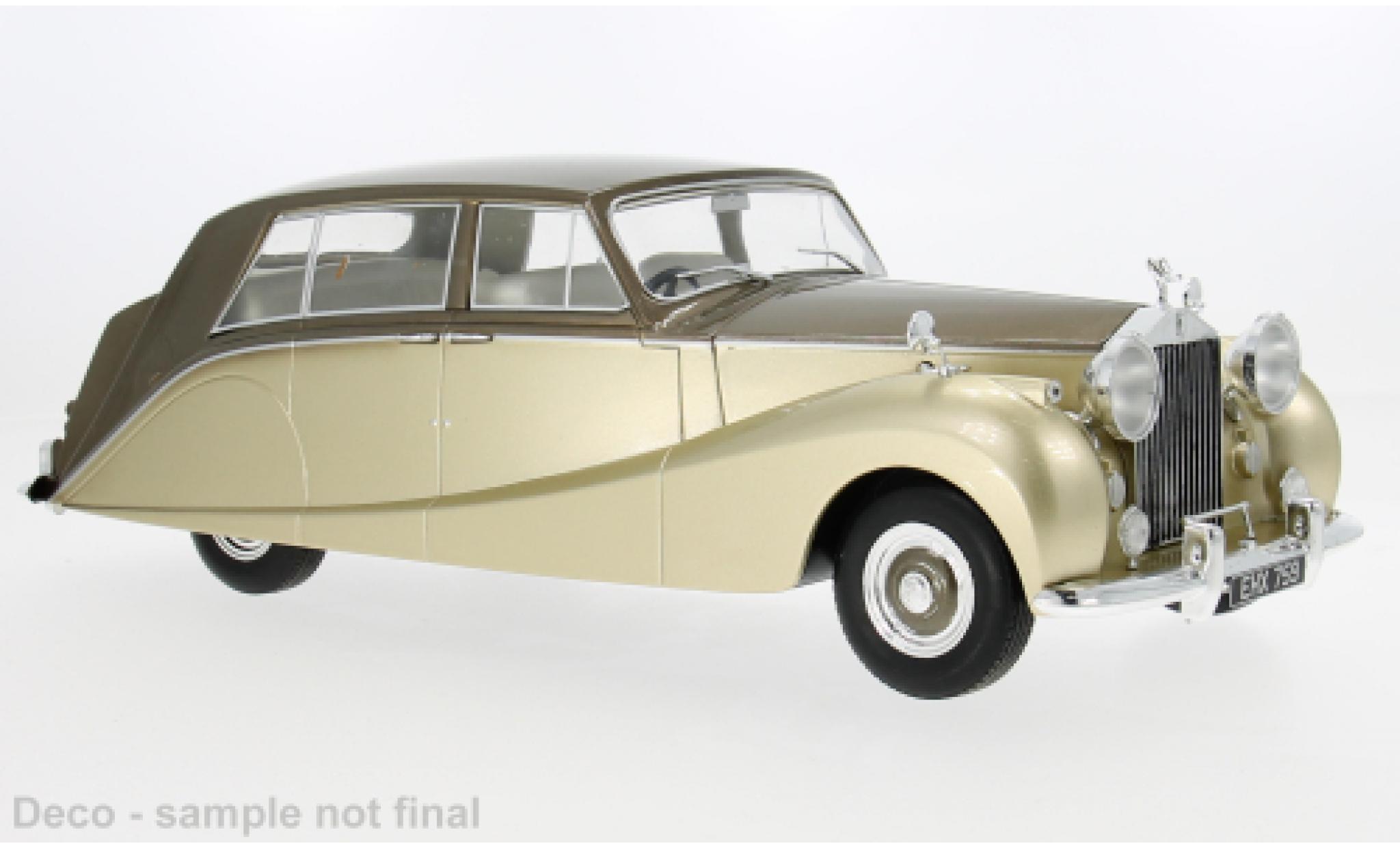 Rolls Royce Silver Wraith 1/18 MCG Empress by Hooper brown/gold 1956 1:18 diecast model cars