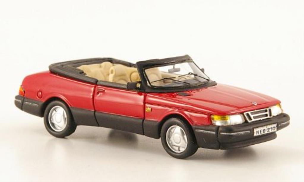 Saab 900 1/87 Neo Convertible red 1987 diecast model cars