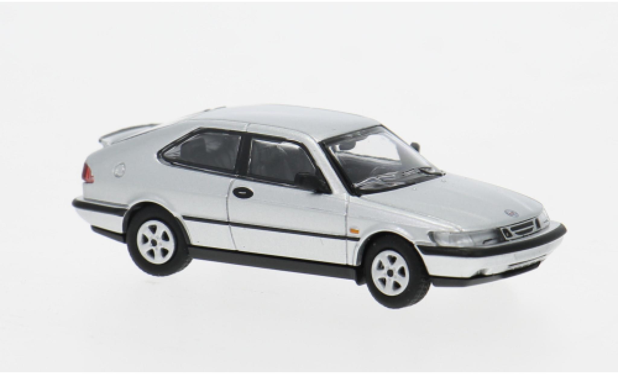 Saab 900 1/87 Minichamps Turbo 16S (Aero) Coupe silver 1987 1:87 diecast model cars