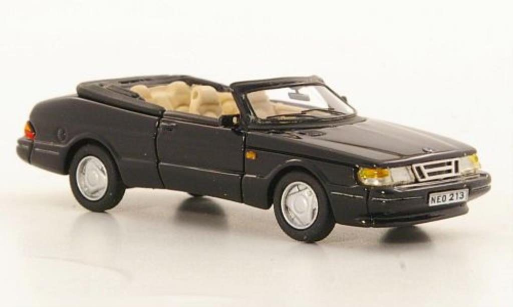 Saab 900 Turbo 1/87 Neo Turbo Convertible black 1987 diecast model cars