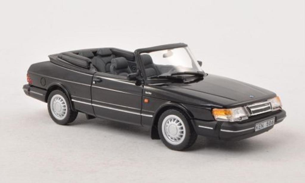 Saab 900 Turbo 1/43 Norev Turbo Convertible black 1991 diecast model cars