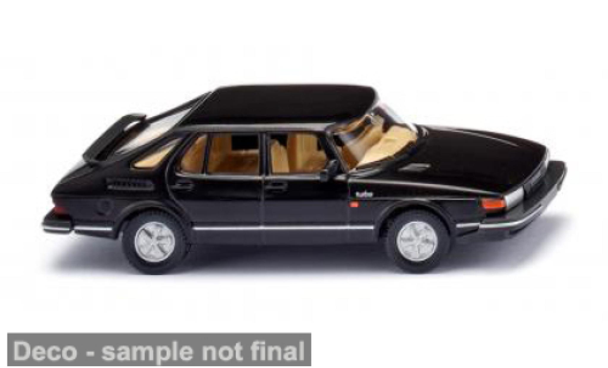 Saab 900 1/87 Wiking Turbo black 1978 1:87 diecast model cars