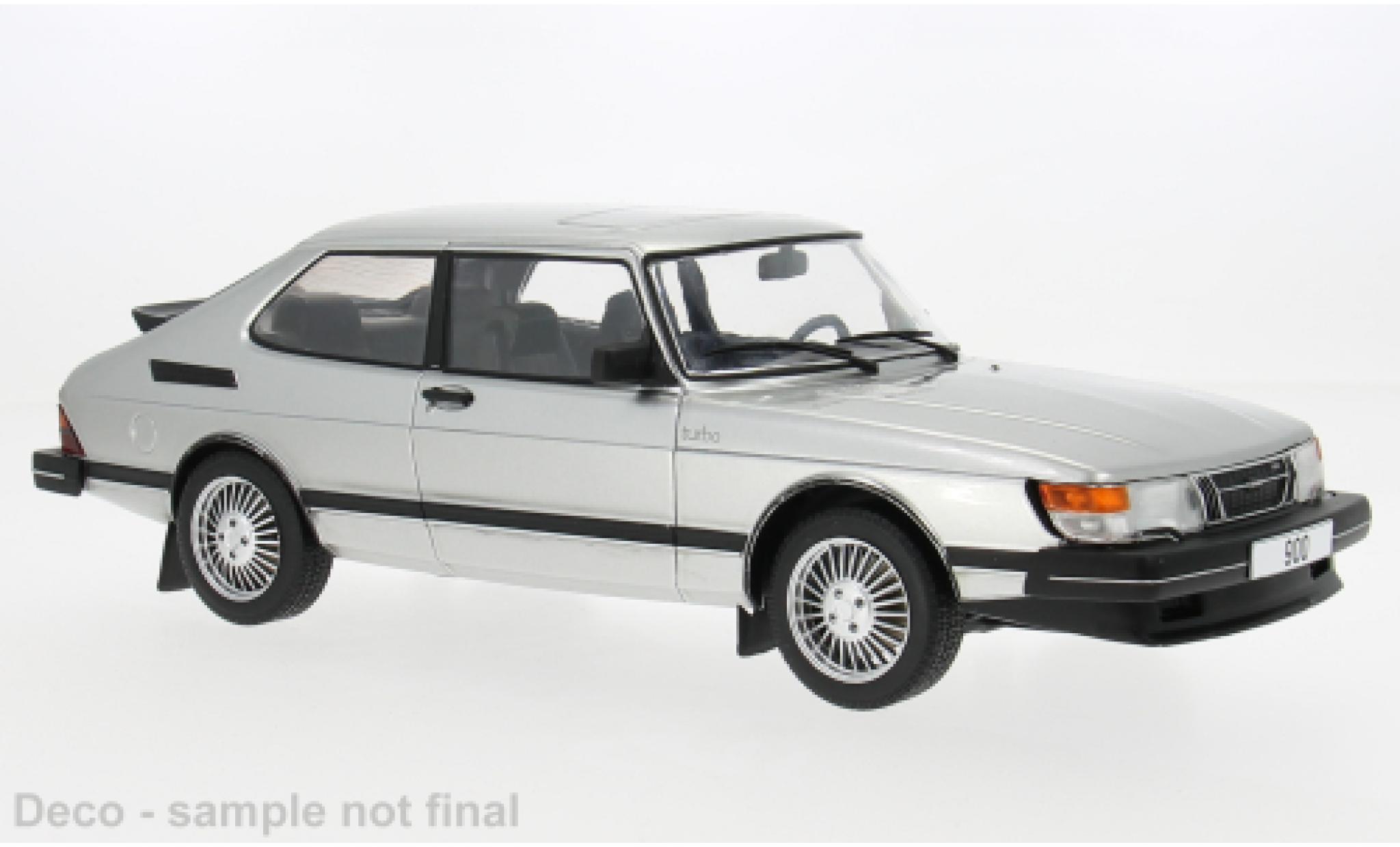 Saab 900 1/18 MCG Turbo silver 1981 1:18 diecast model cars
