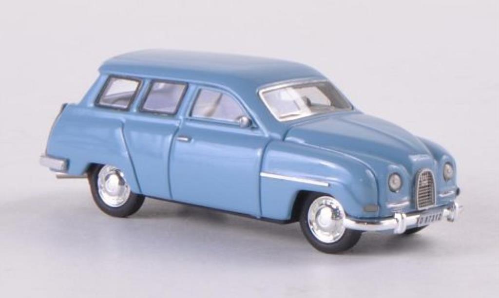 Saab 95 1/87 Neo bluegrey diecast model cars