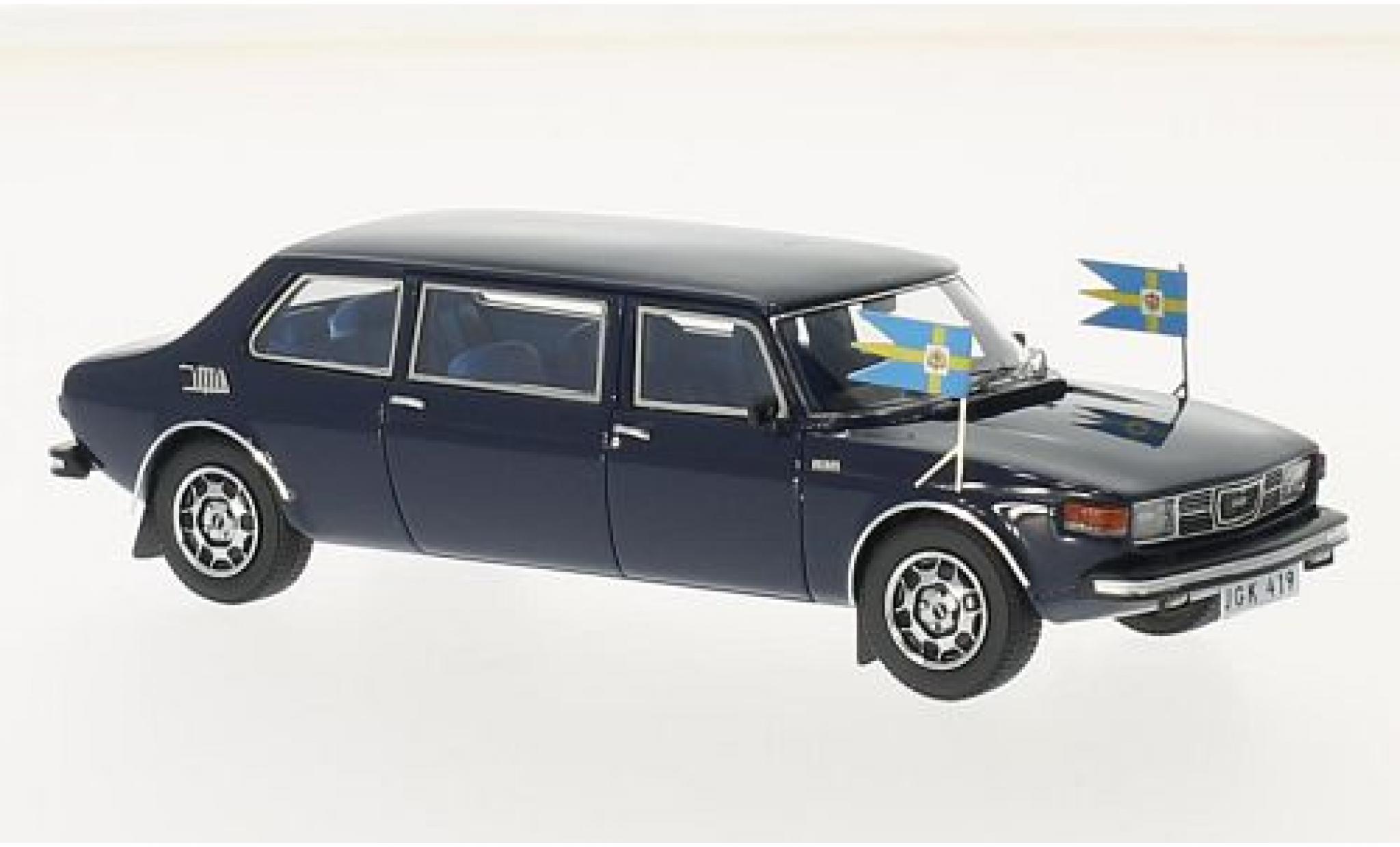 Saab 99 1/43 Matrix Limousine bla 1:43 diecast model cars