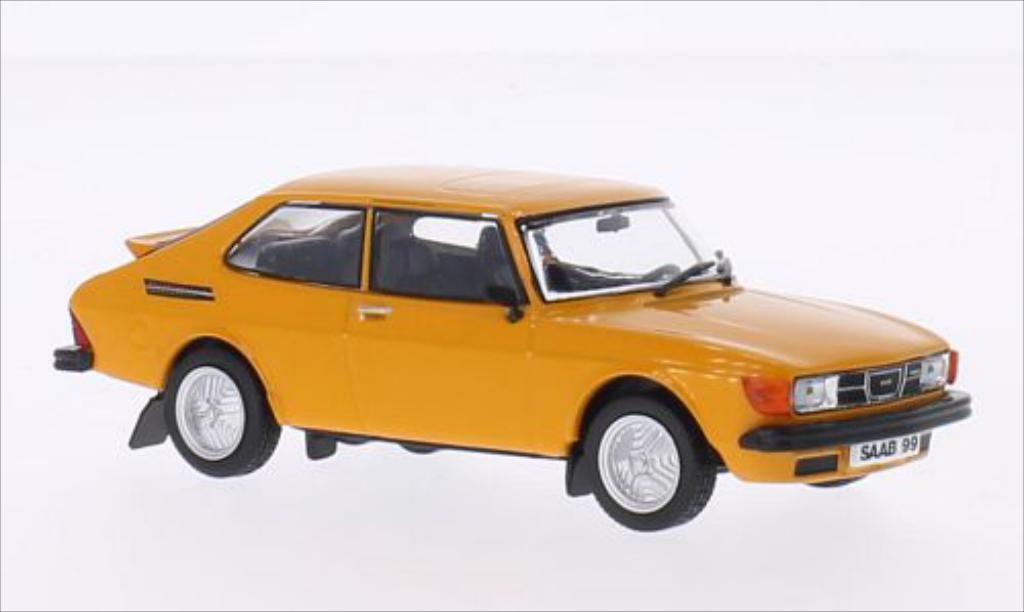 Saab 99 Turbo 1/43 WhiteBox Turbo Combi Coupe orange 1977 diecast model cars