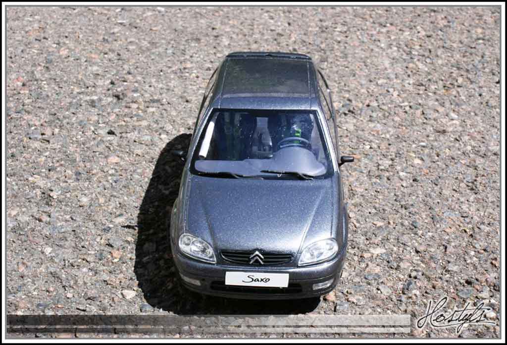 Citroen Saxo VTS grey orageux preparation circuit 1/18 Ottomobile