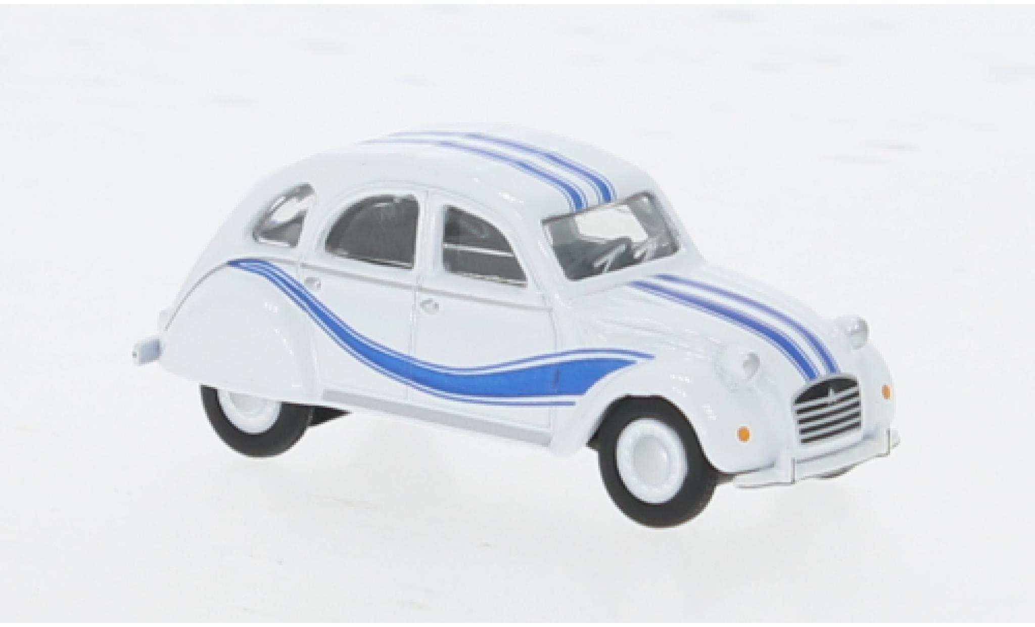 Citroen 2CV 1/87 Schuco white 1:87 diecast model cars