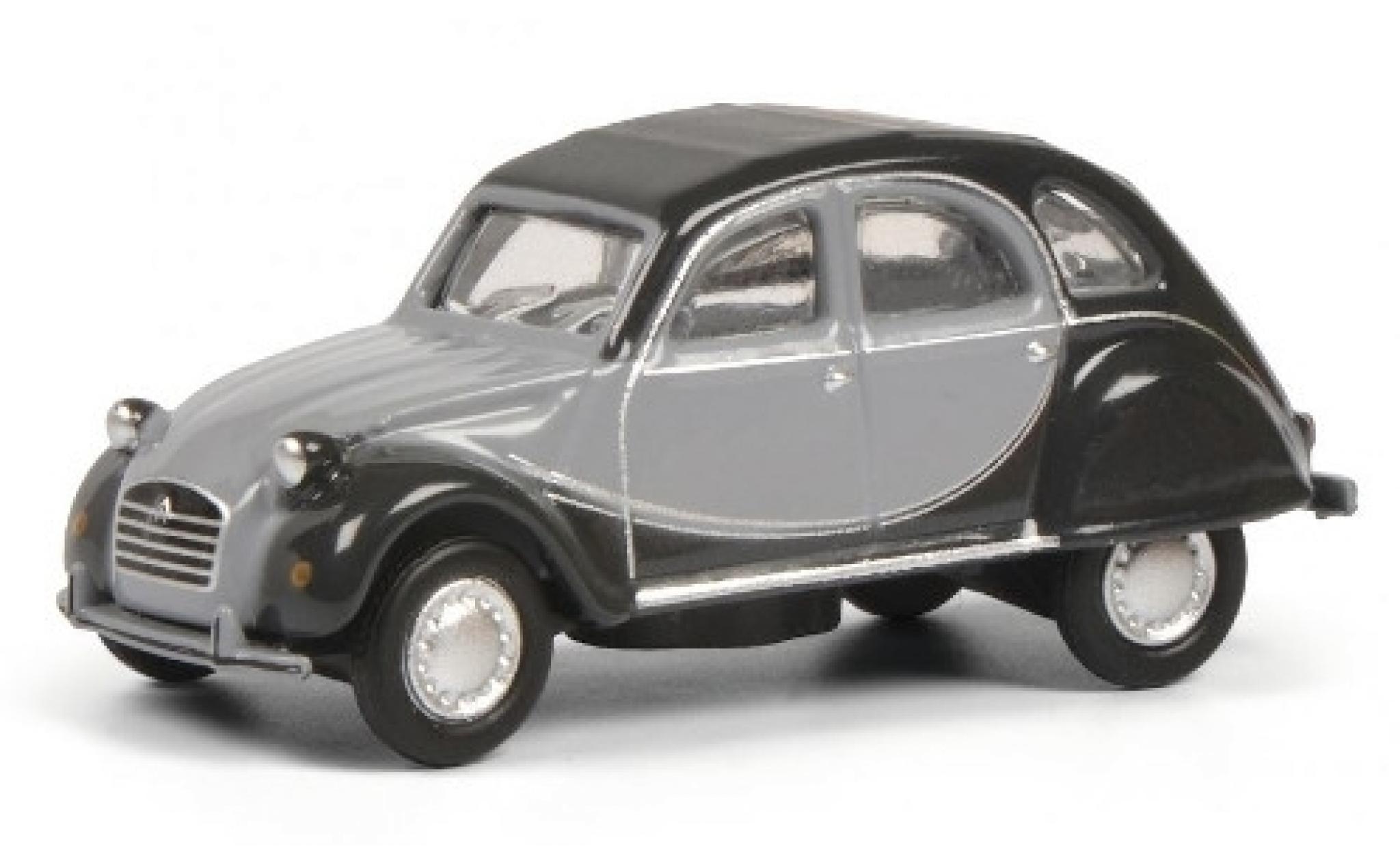 Citroen 2CV 1/87 Schuco 6 Charleston matt-grey/grey diecast model cars