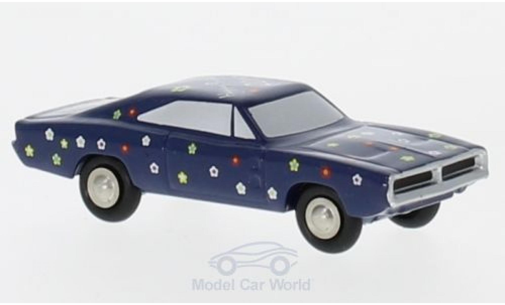 Dodge Charger 1/90 Schuco blue/Dekor Happy Birthday 2019 diecast model cars