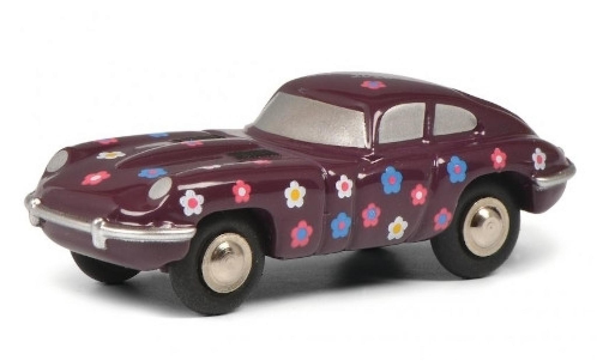 Jaguar E-Type 1/90 Schuco Happy Birthday diecast model cars