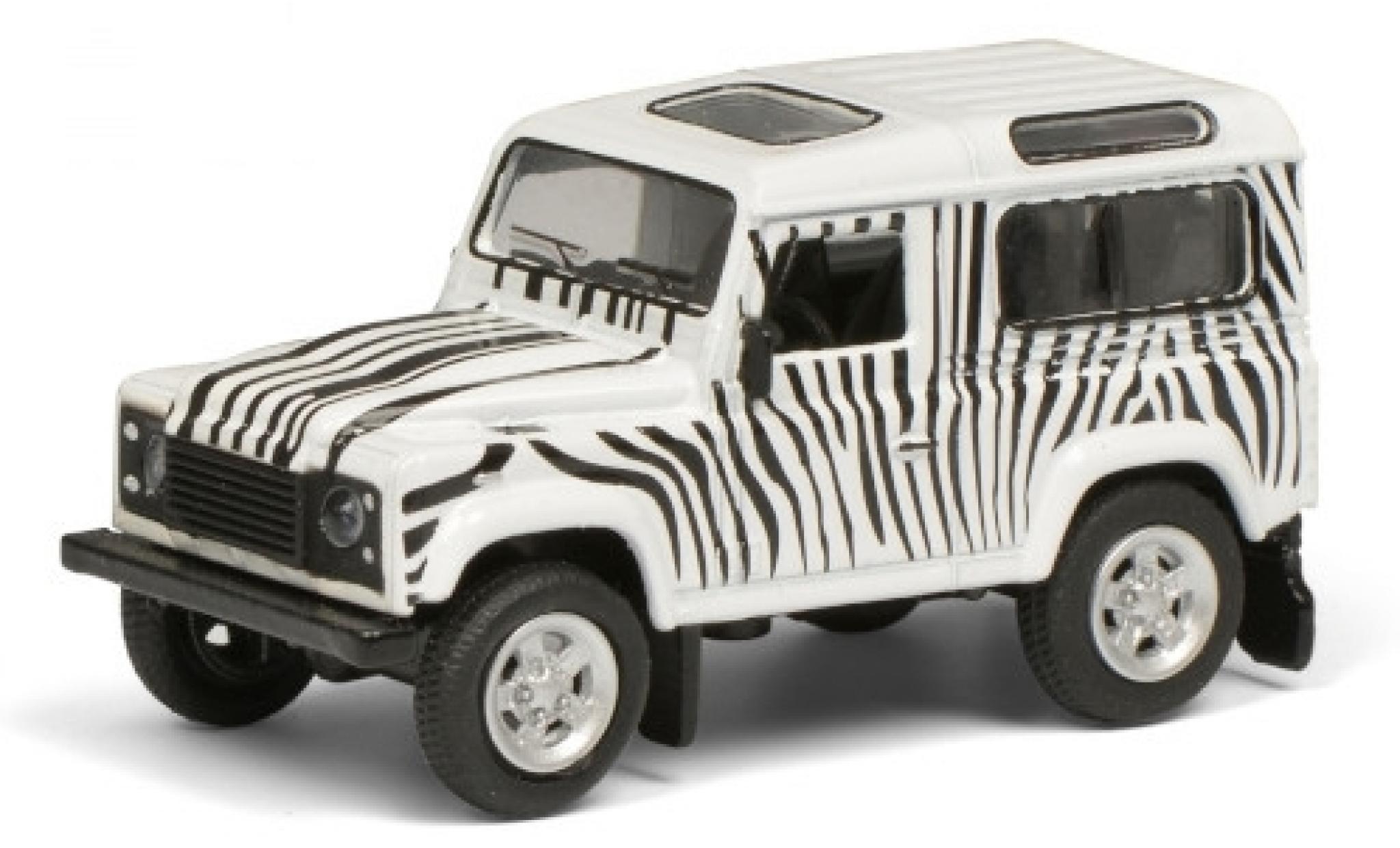 Land Rover Defender 1/64 Schuco white/black Safari  diecast model cars