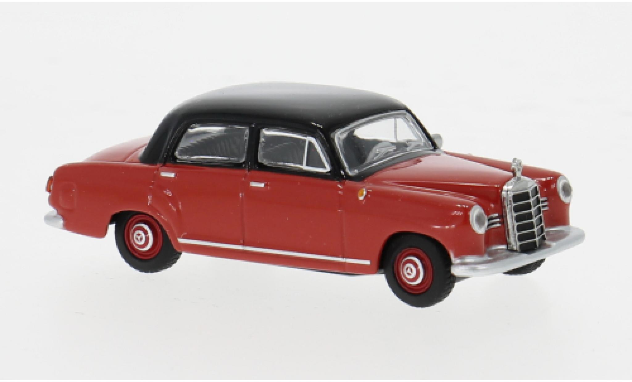Mercedes 180 1/64 Schuco (W120) red/black 1:64 diecast model cars