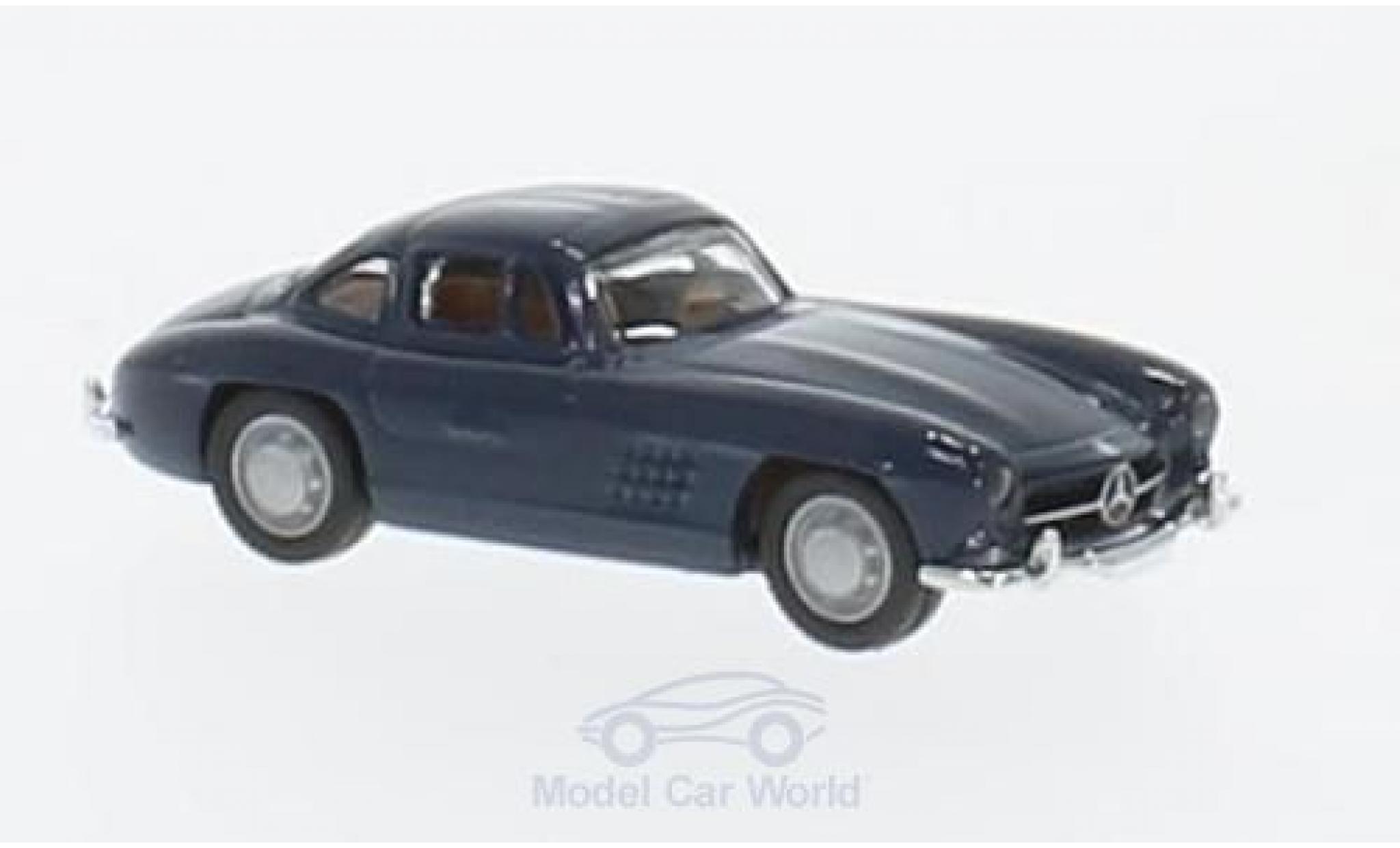 Mercedes 300 SL 1/87 Schuco SL blue diecast model cars