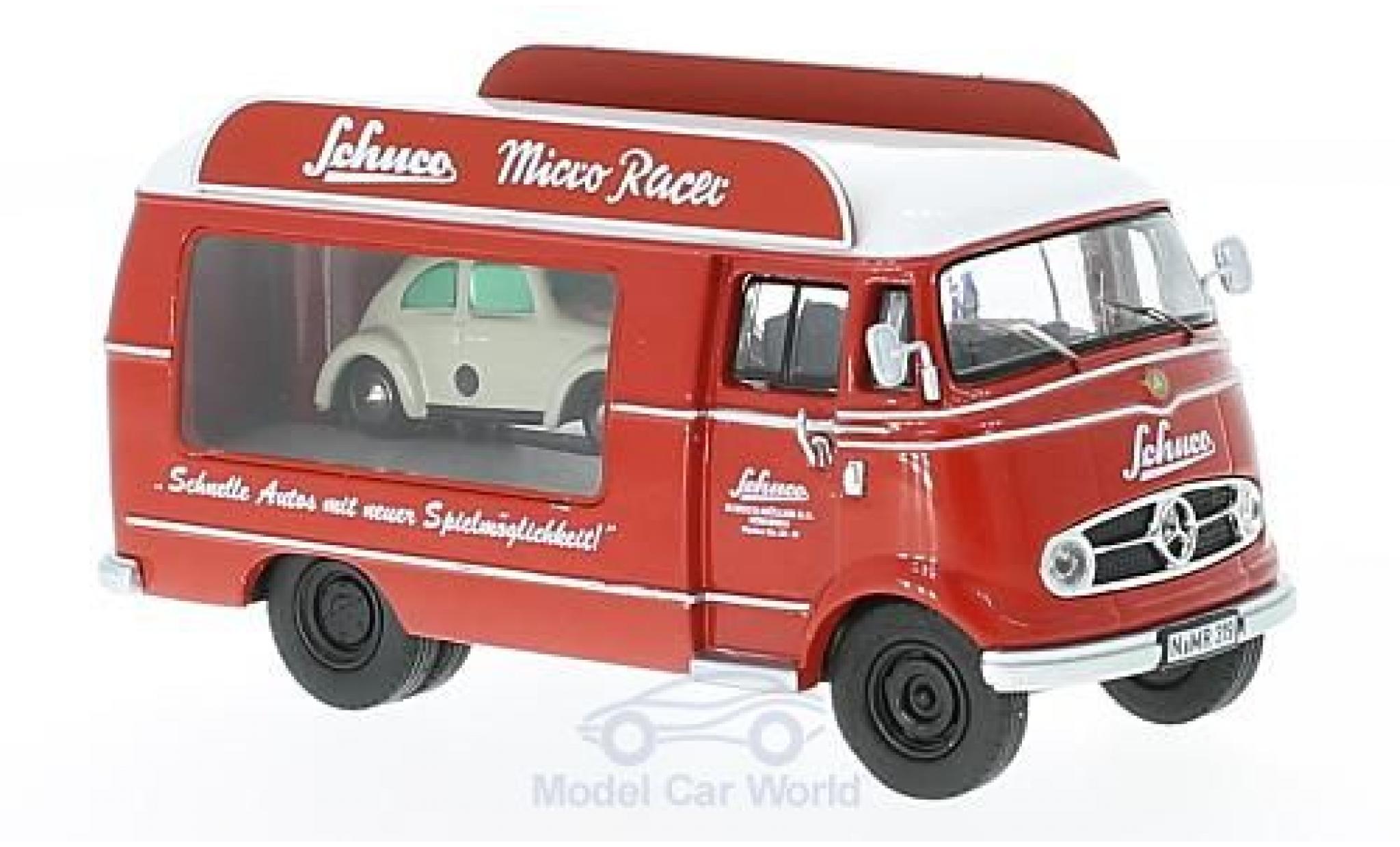 Mercedes L319 1/43 Schuco Micro Racer Werbewagen mit Piccolo Volkswagen K&auml;fer diecast model cars