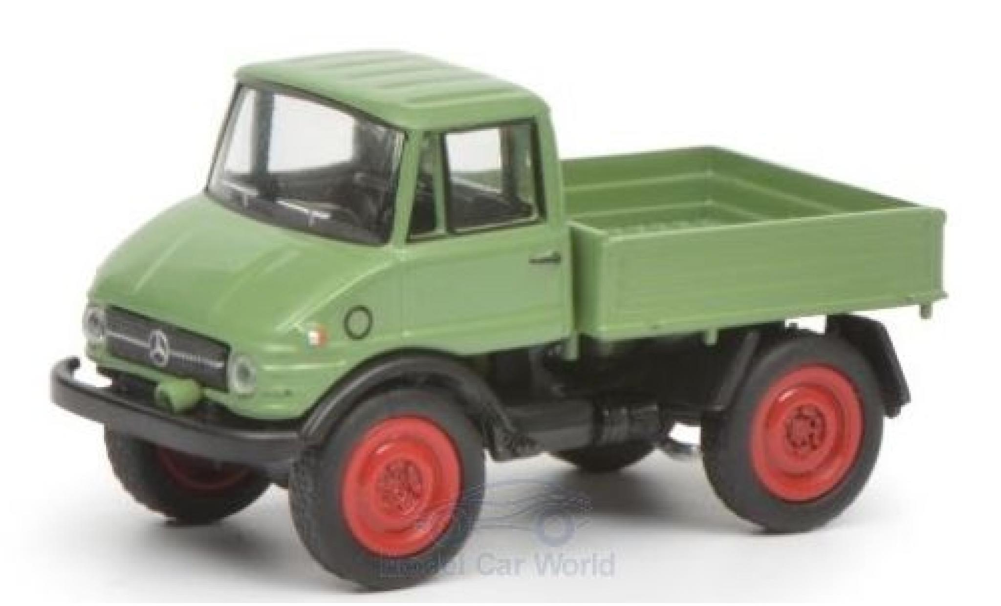 Mercedes Unimog 1/87 Schuco 406 green diecast model cars
