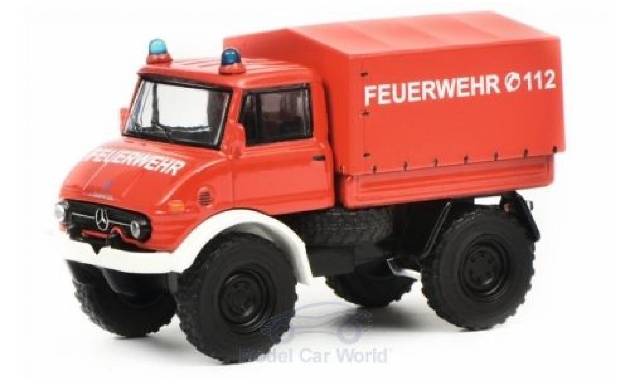 Mercedes Unimog 1/64 Schuco U406 Fire brigade diecast model cars