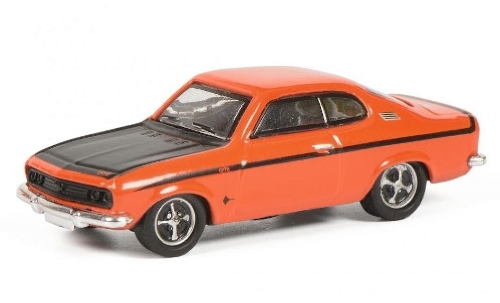 Opel Manta 1/87 Schuco A GT/E orange/matt-black diecast model cars