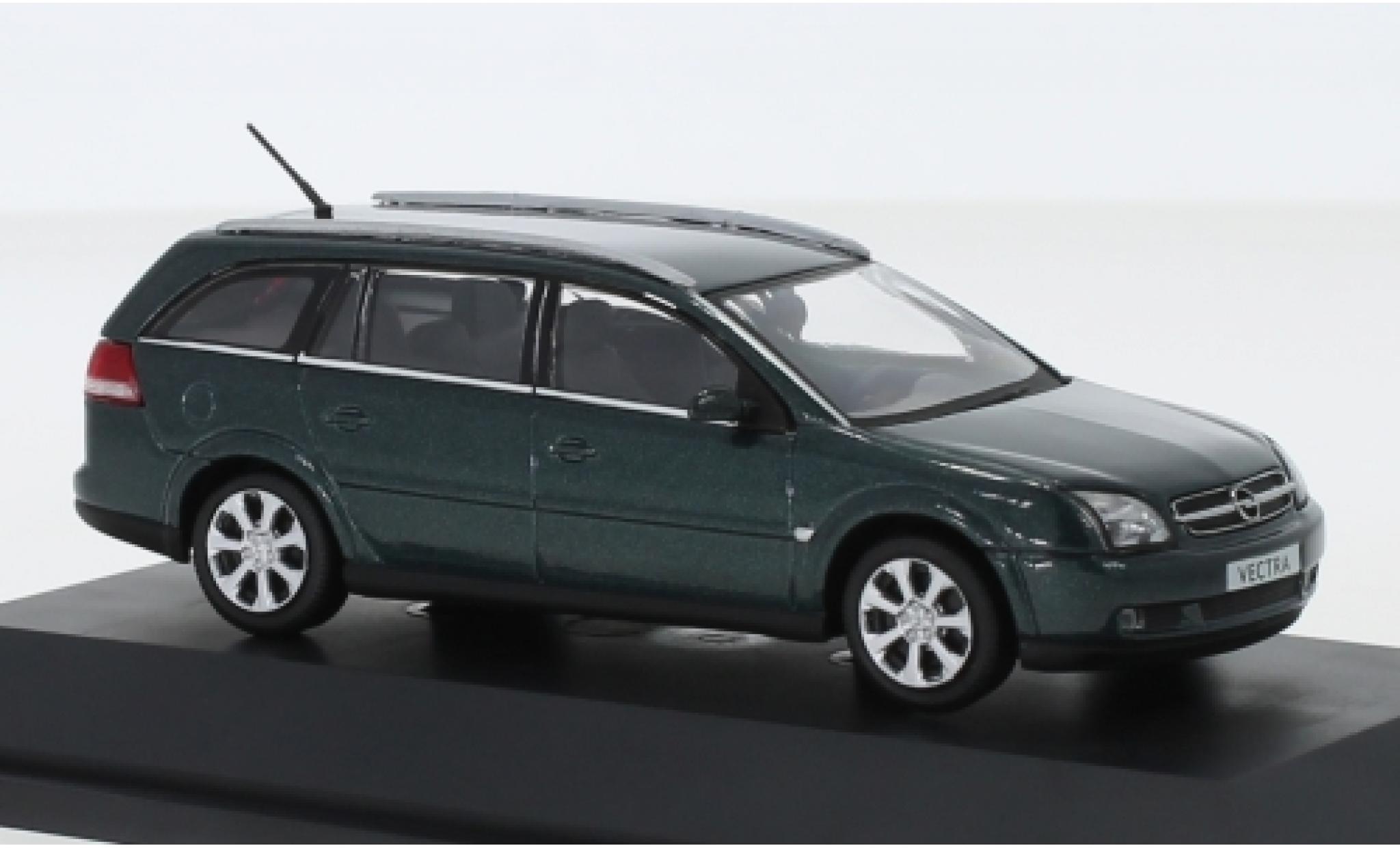 Opel Vectra 1/43 Schuco C Caravan metallic green 2004 diecast model cars