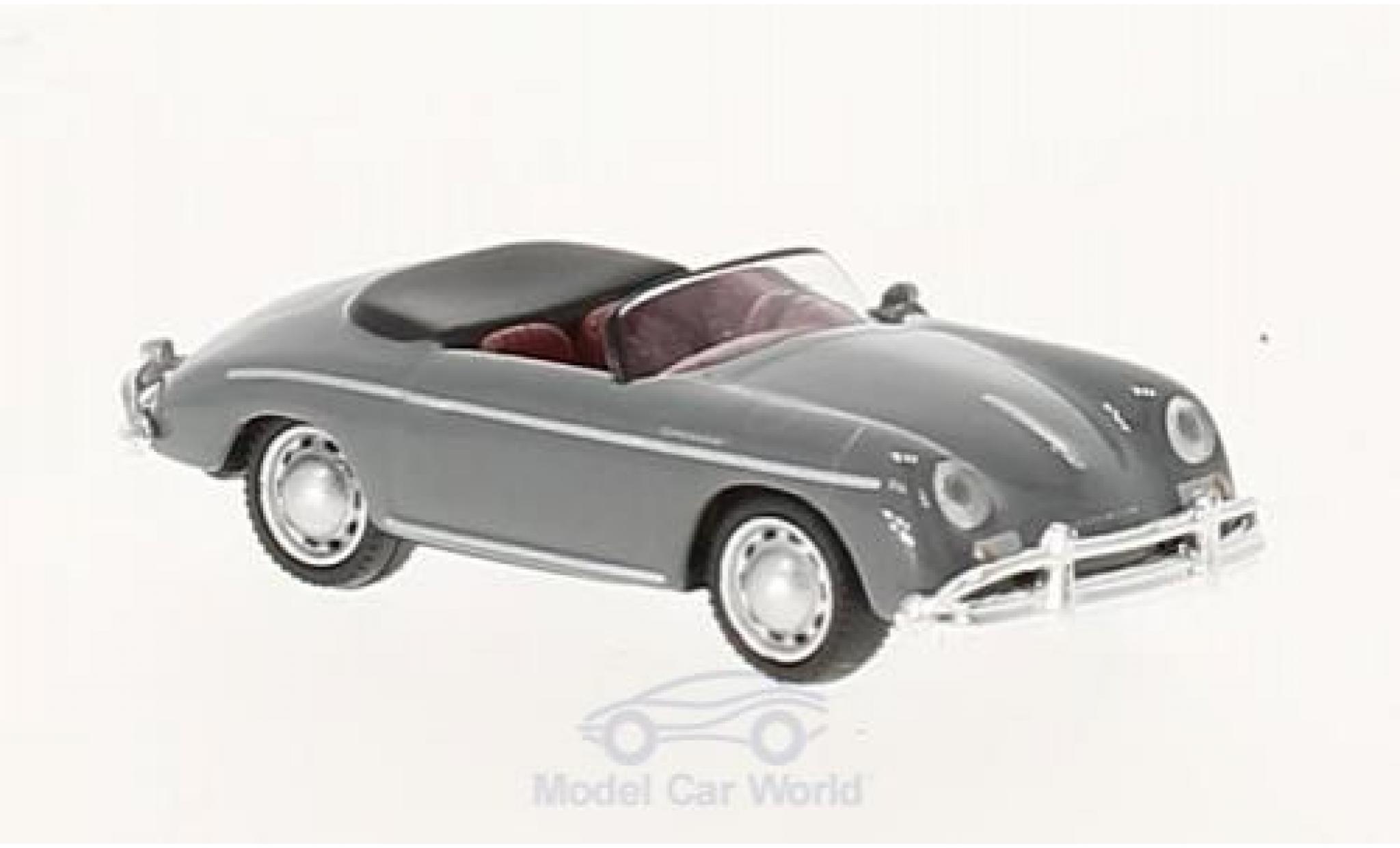 Porsche 356 A 1/87 Schuco A Speedster grey diecast model cars