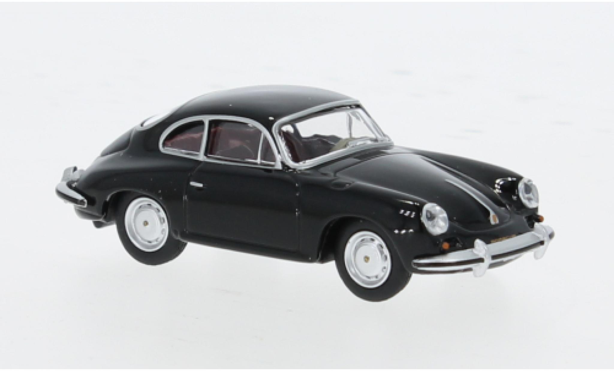Porsche 356 1/64 Schuco Carrera 2 black 1:64 diecast model cars
