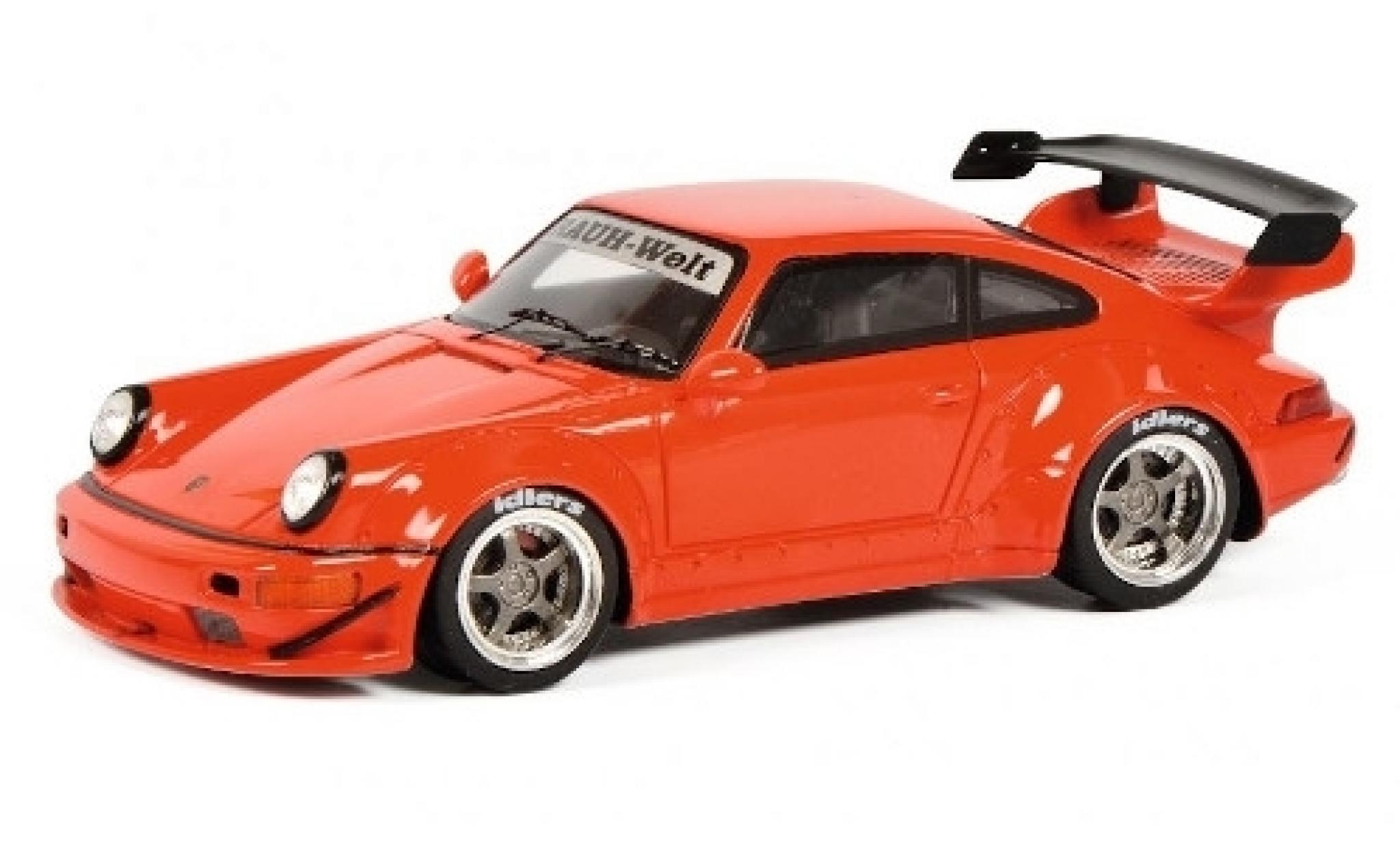 Porsche 964 RWB 1/43 Schuco 911 () RAUH-Welt RWB red diecast model cars