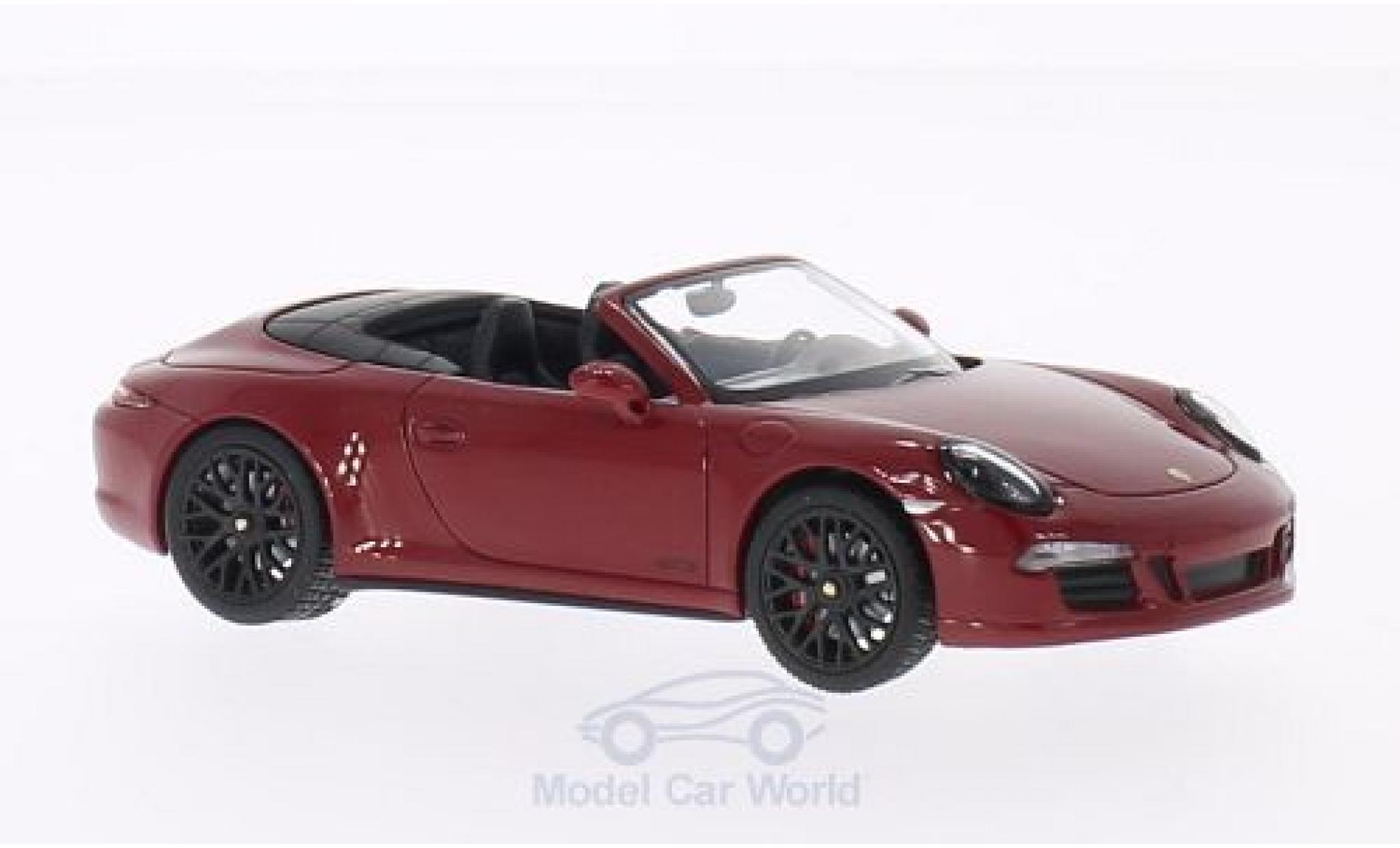 Porsche 991 GTS 1/43 Schuco 911 () Carrera GTS Convertible red 2014 diecast model cars