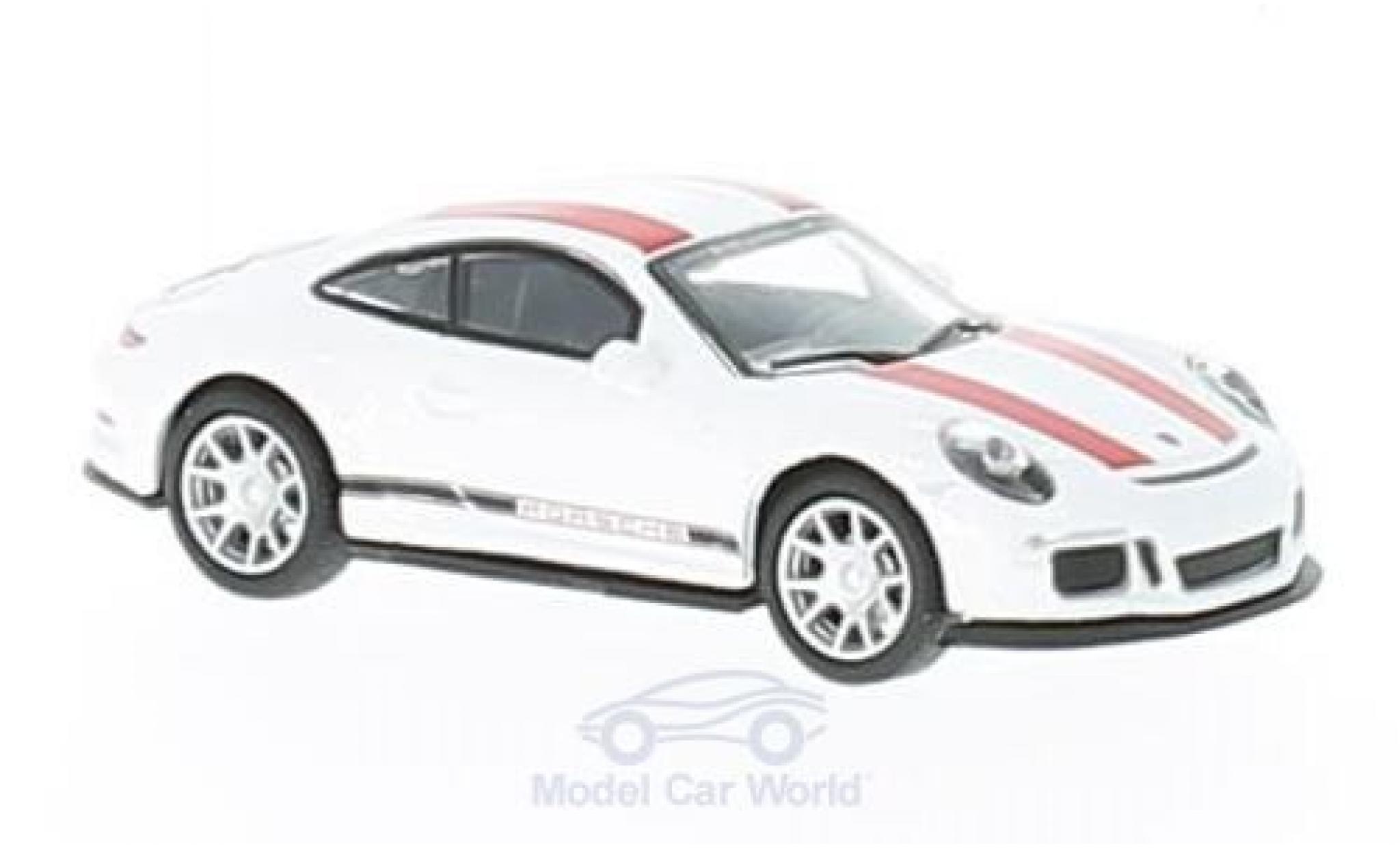 Porsche 991 R 1/87 Schuco 911 () R white/red diecast model cars