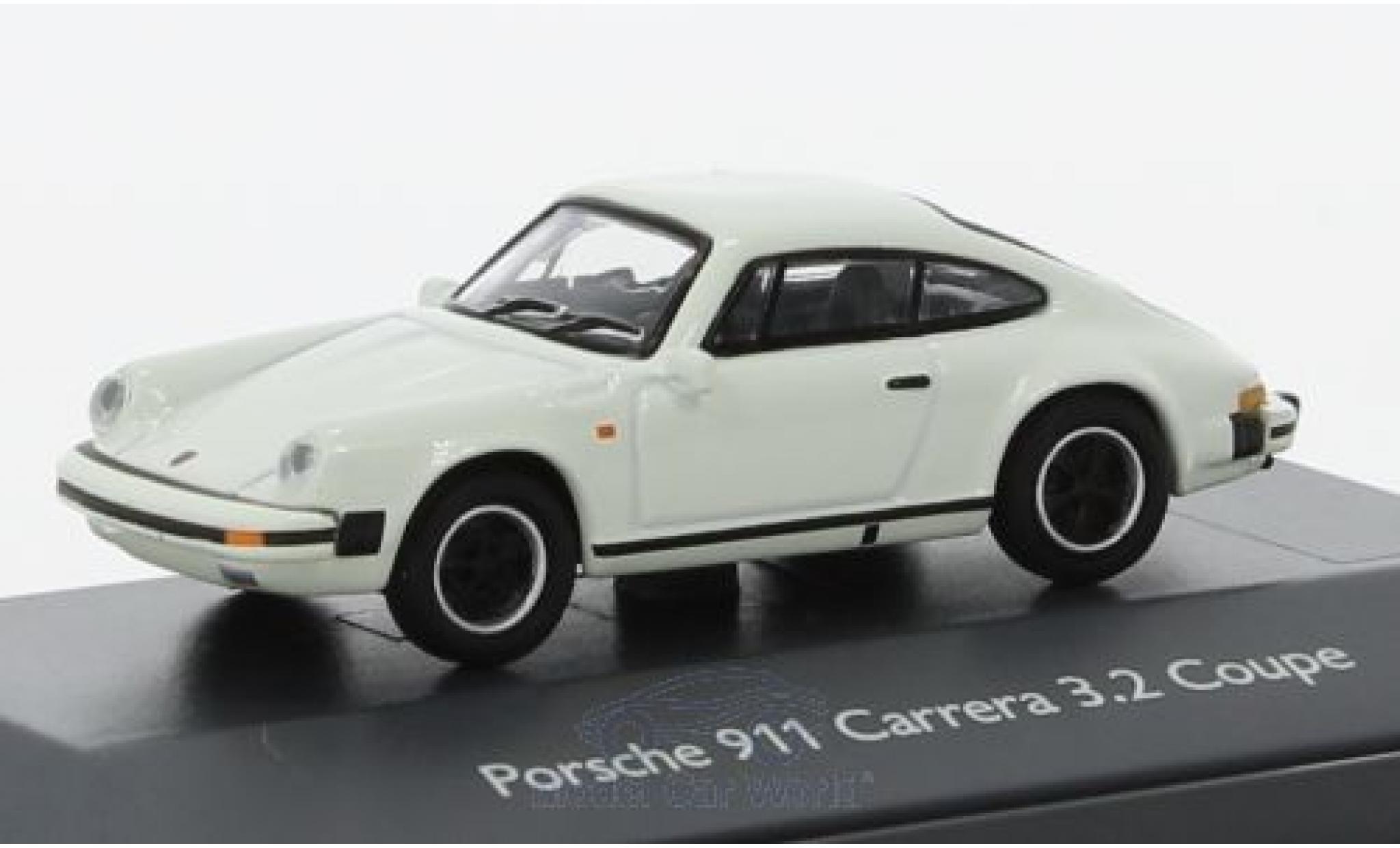 Porsche 911 SC 1/87 Schuco Carrera 3.2 Coupe white diecast model cars
