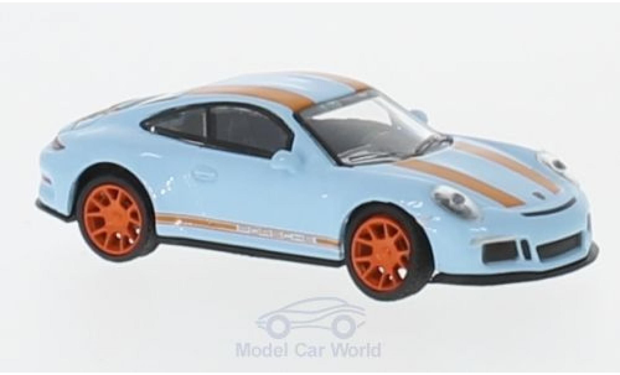 Porsche 911 SC 1/87 Schuco R blue/orange diecast model cars