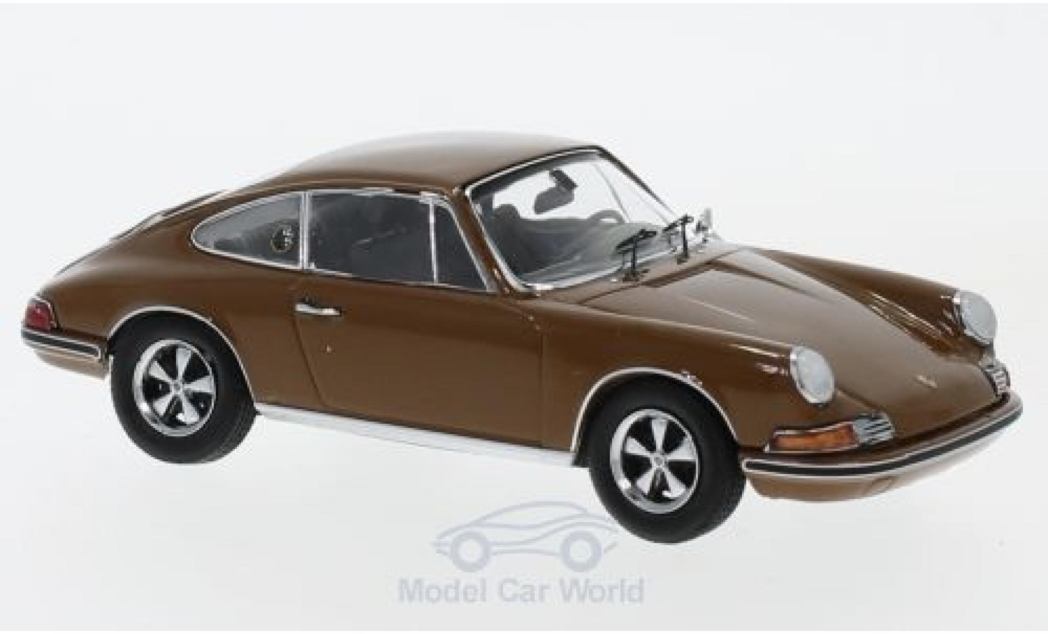 Porsche 911 SC 1/43 Schuco S brown diecast model cars